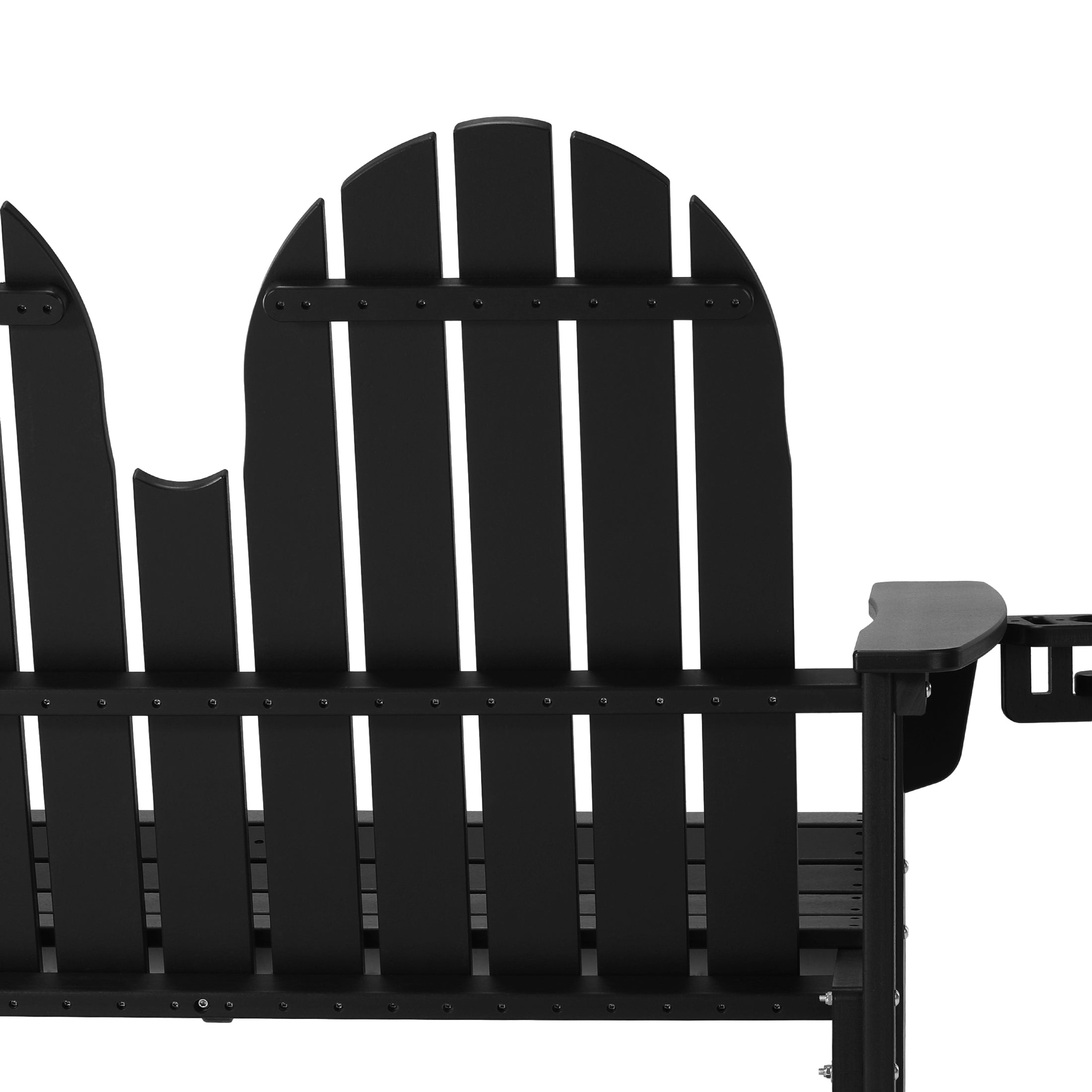 Savannah Outdoor Patio 49" HDPE Adirondack Garden Bench