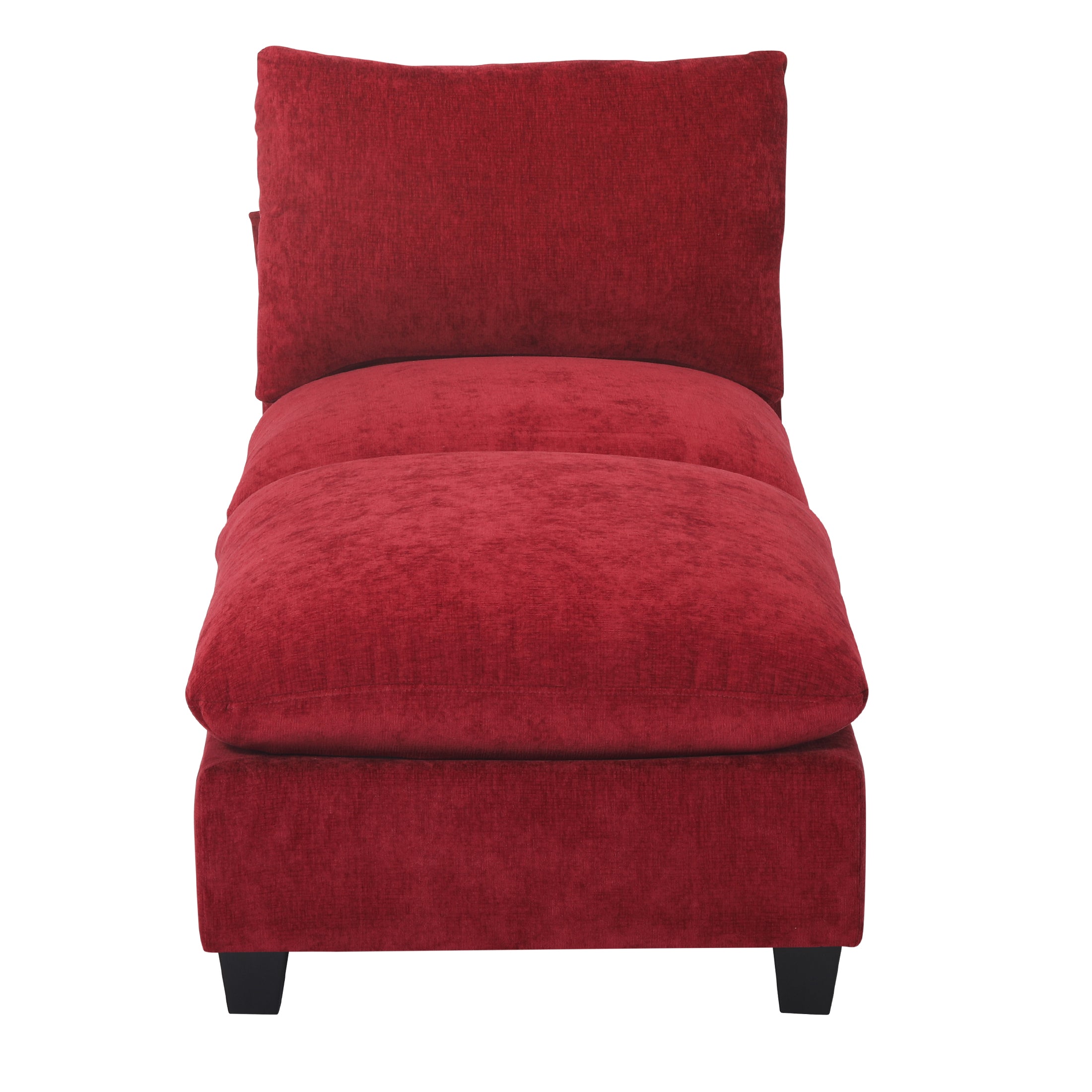 Springfield 68.5" Chenille Upholstered Indoor Chaise Lounge Chair