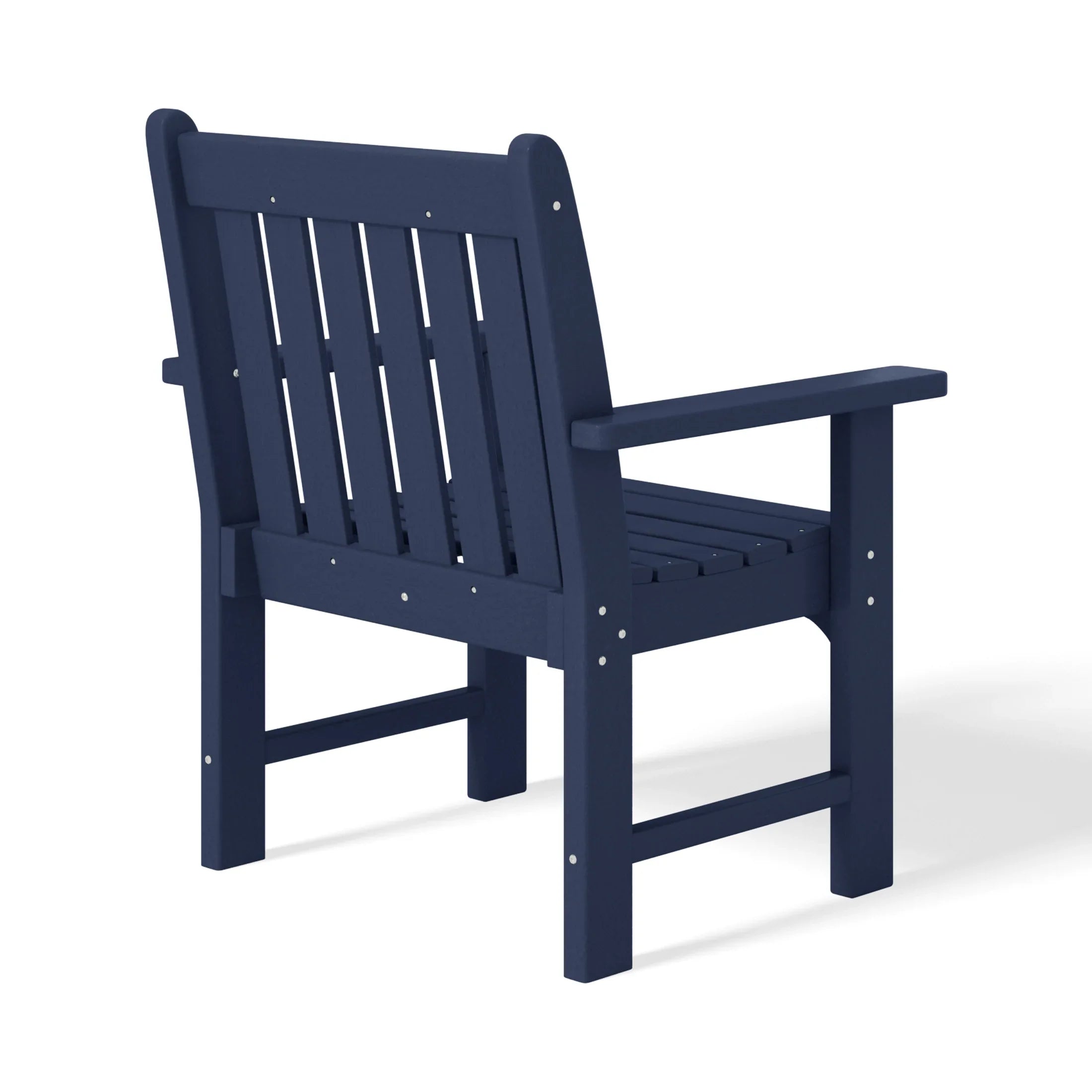 Paradise Outdoor Patio HDPE Adirondack Dining Arm Chair