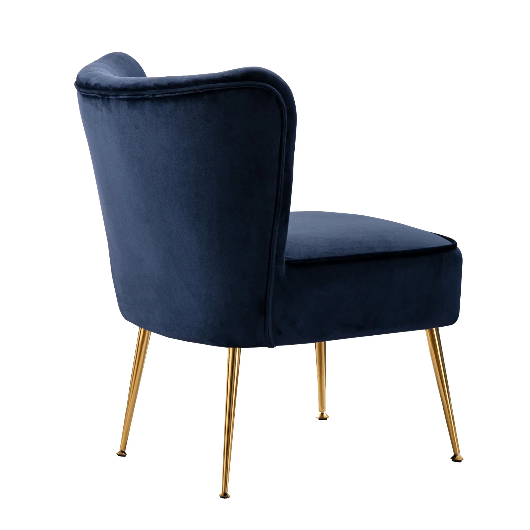 Alaia Mid Century Modern Tufted Velvet Loveseat Sofa and 22" Accent Chair 3-Piece Set