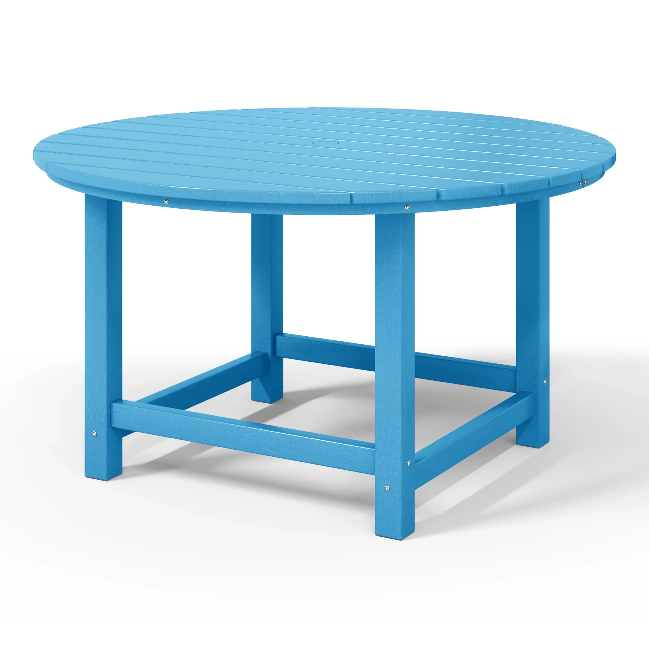 Paradise Kids Outdoor Patio Furniture HDPE 38" Wide Round Dining Table