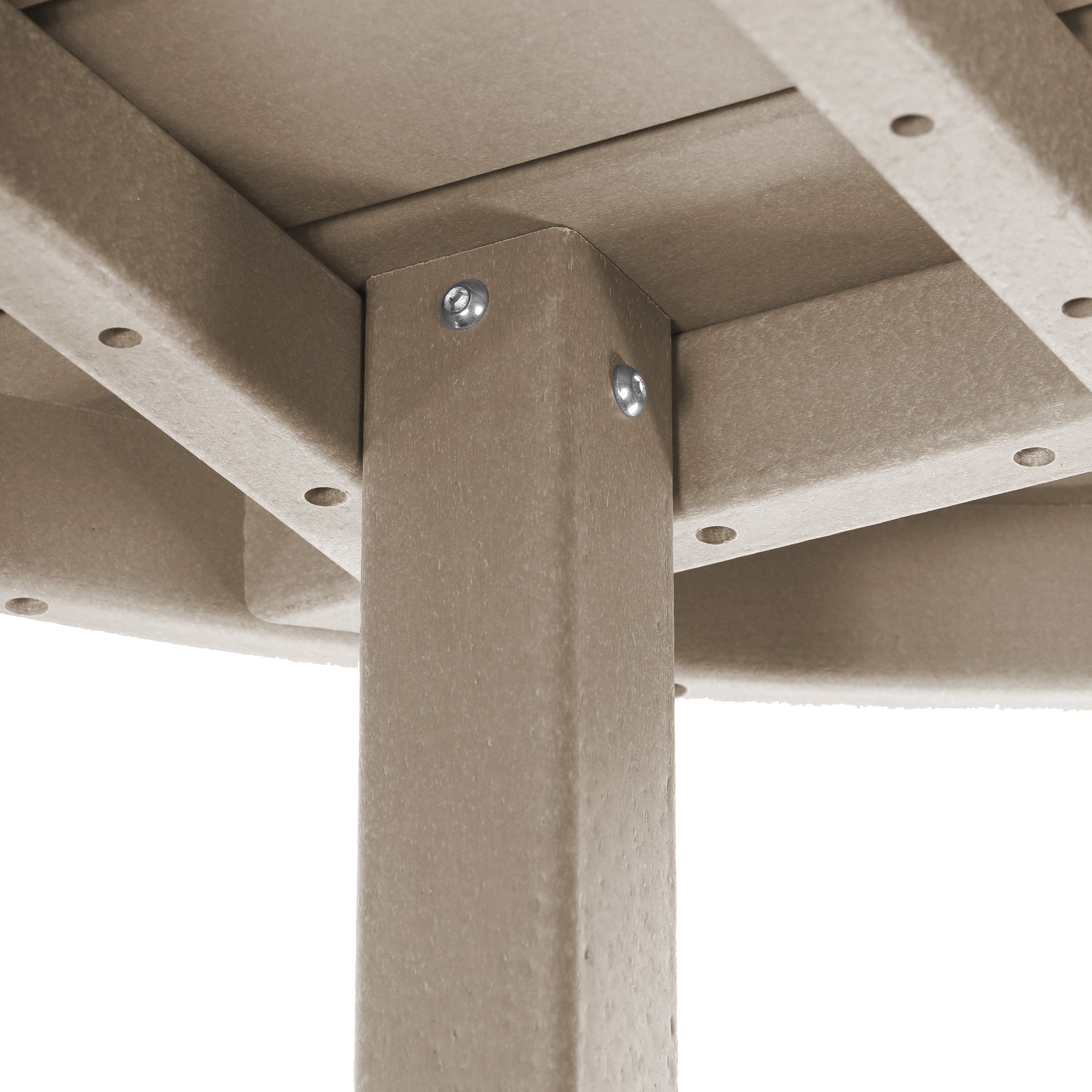 Paradise Kids Outdoor Patio Furniture HDPE 38" Wide Round Dining Table