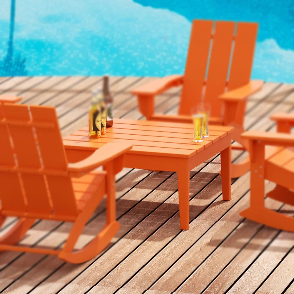 Palms Outdoor Patio Modern Adirondack Conversation Table
