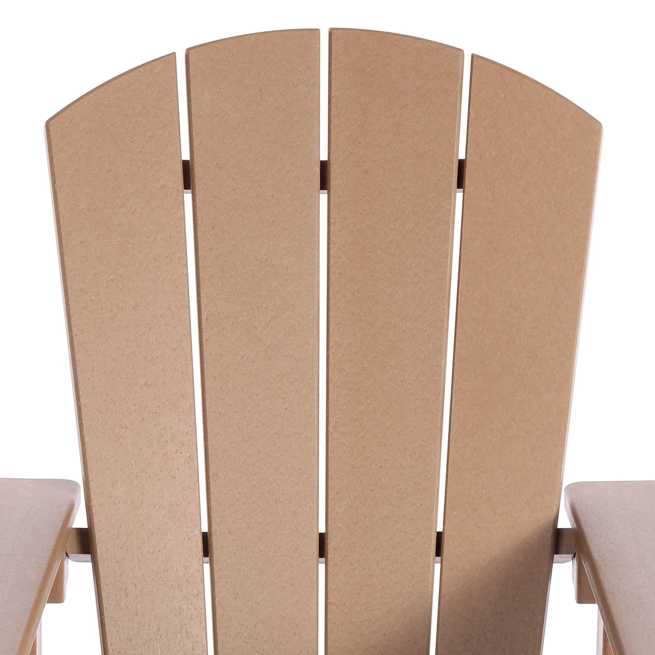 Paradise Kids Outdoor Adirondack Plastic Patio Chair (Set of 4)