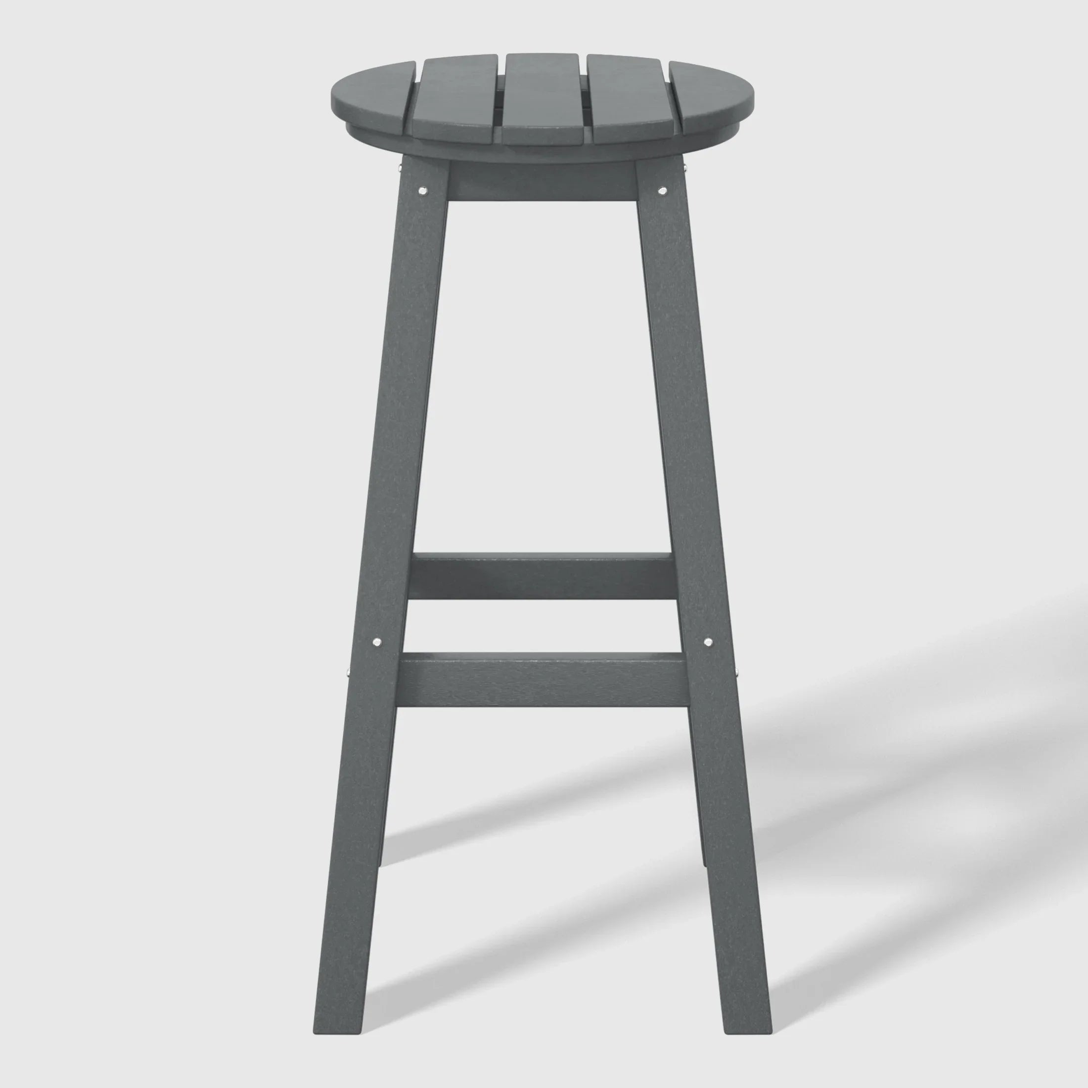 Paradise 29" HDPE Outdoor Patio Round Bar Stool Set of 2