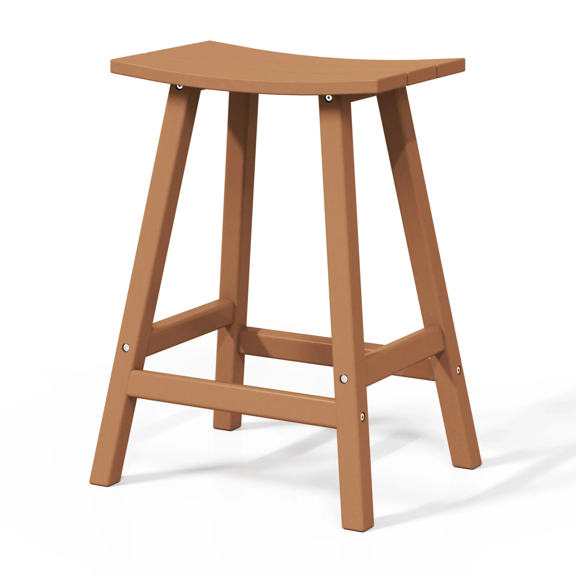 Paradise 24" height Outdoor / Patio Saddle bar stool