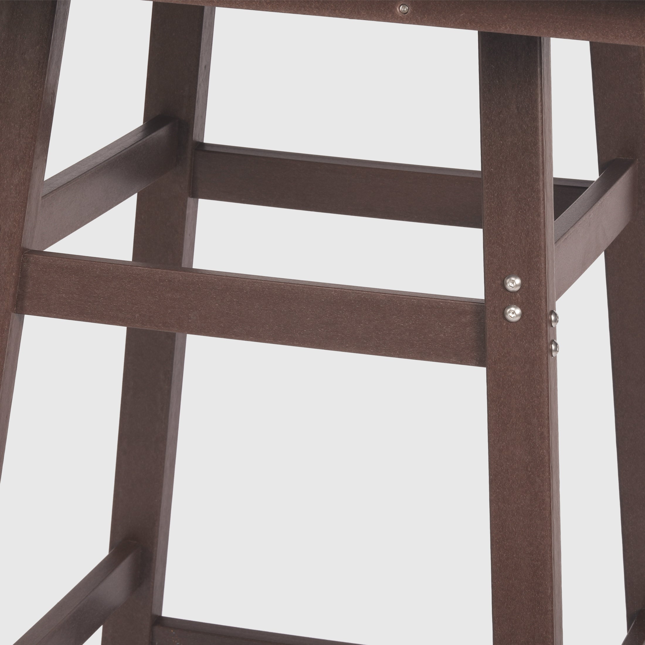 Paradise 30" Square Outdoor Patio Bistro Bar Table With Umbrella Hole