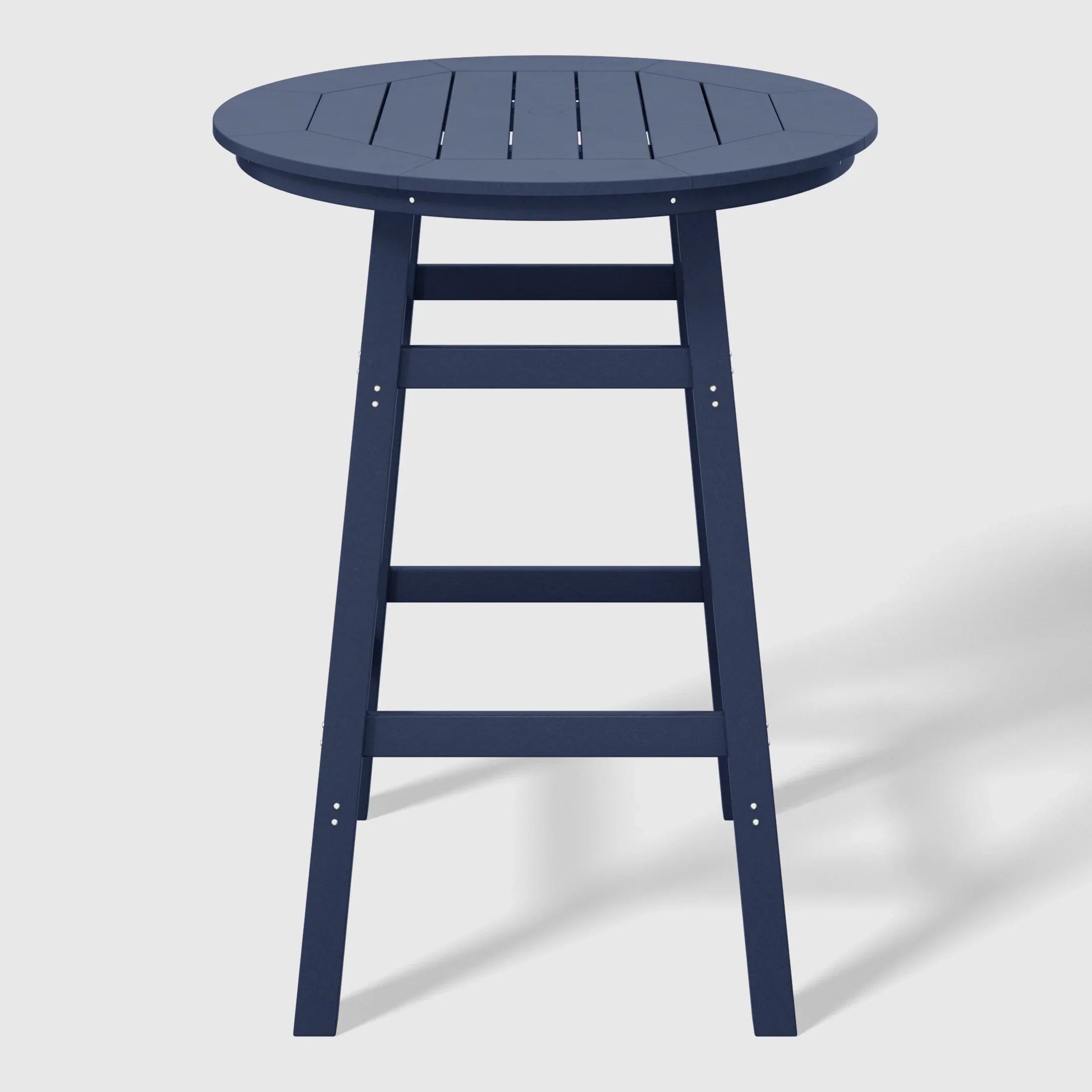 Paradise Outdoor 35" HDPE Round Patio Bar Height Table
