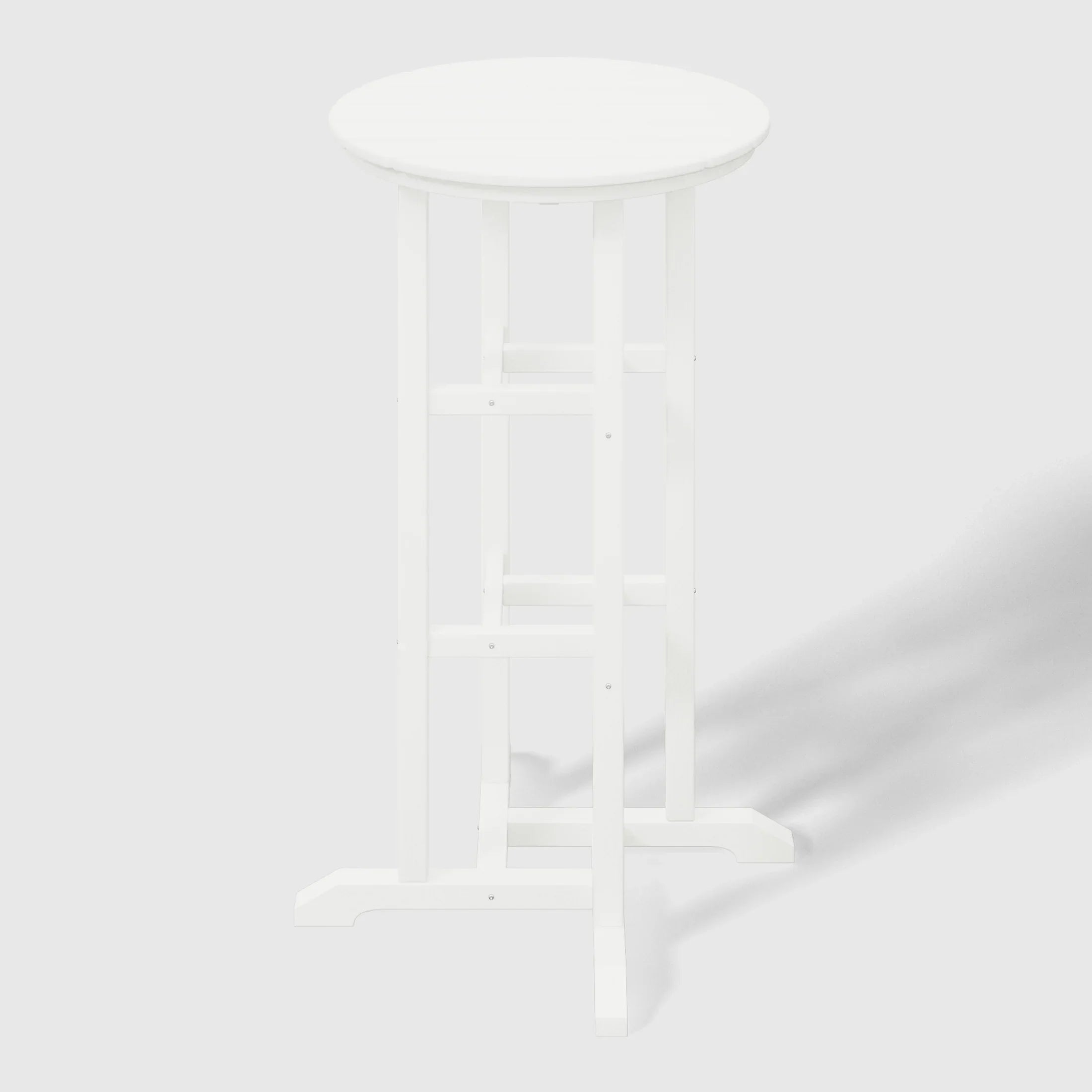 Paradise Outdoor Patio Bar Height Table and Bar Stool 3-Piece Dining Set