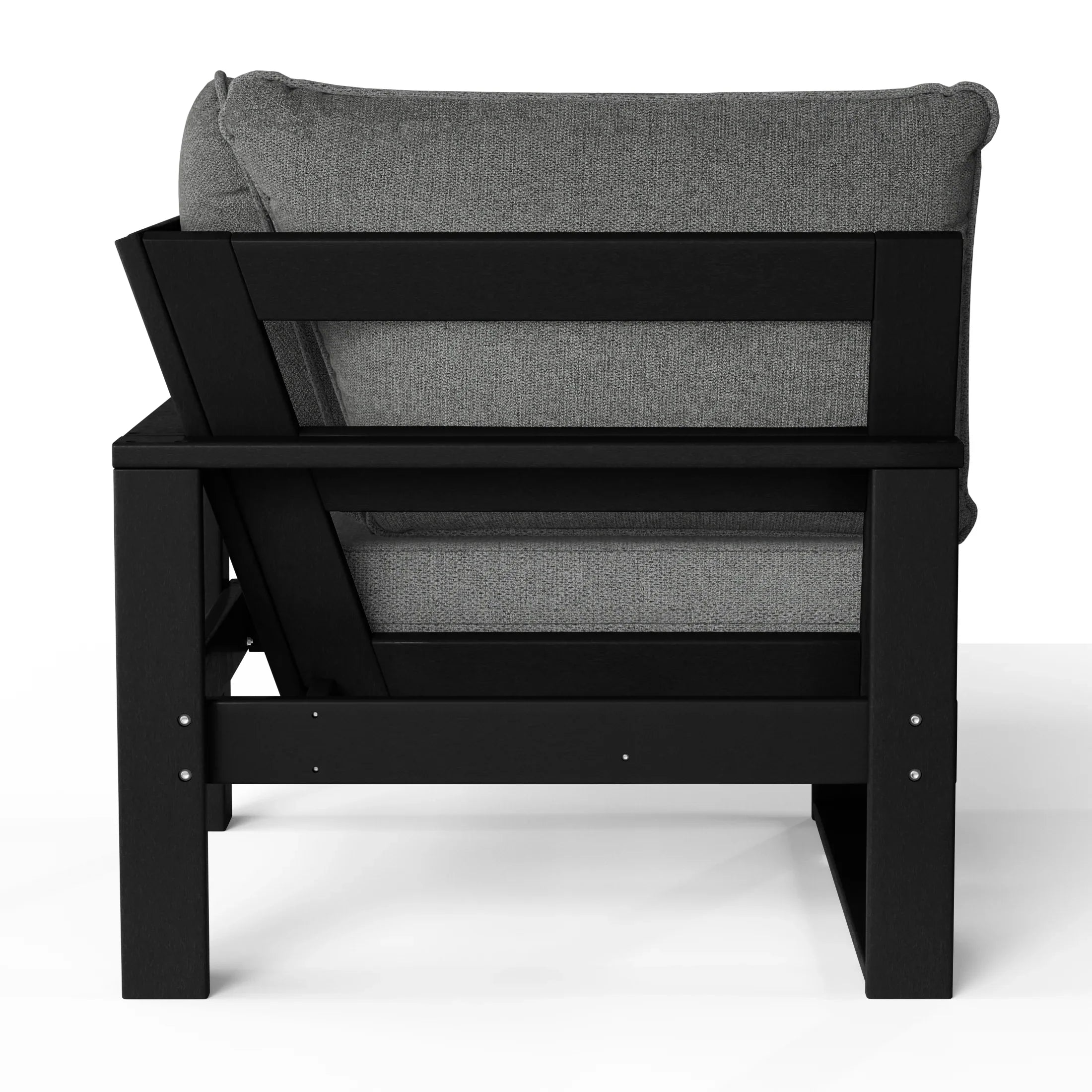 Rockaway Outdoor HDPE Sectional Corner Sofa Seat with Water-Proof Cushions