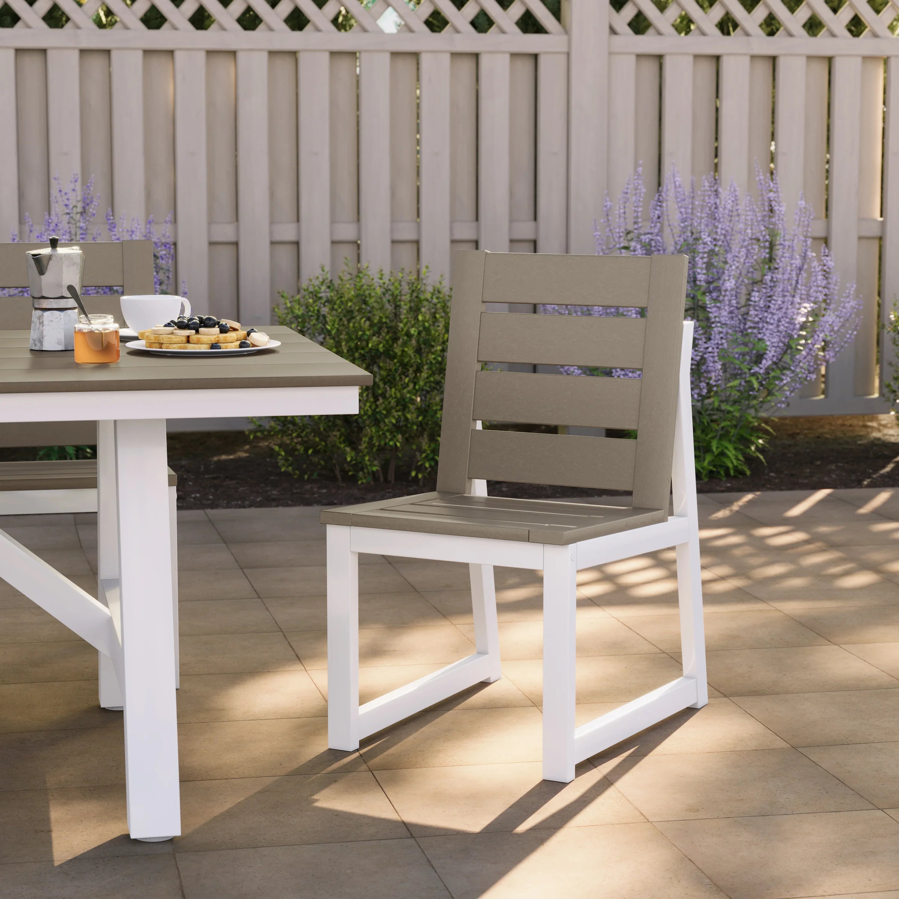 Stinson HDPE Outdoor Patio Dining Side Chair