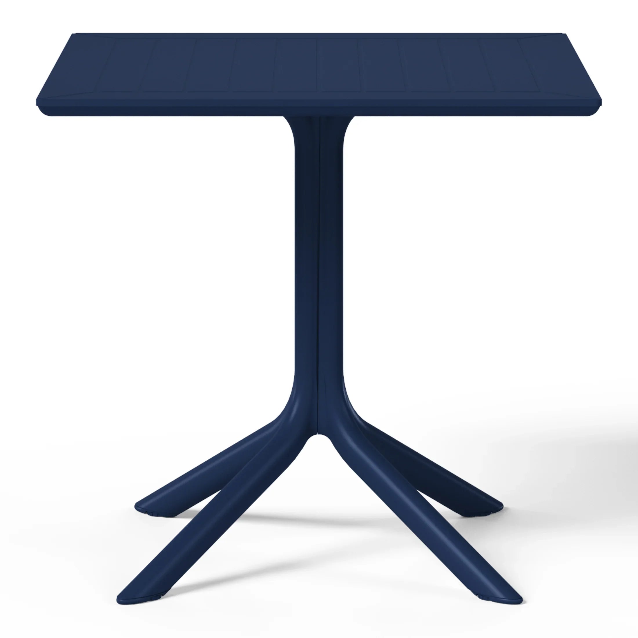 Sunshine Modern 5-Piece Resin Patio Dining Table Set with Stackable Patio Dining Chairs