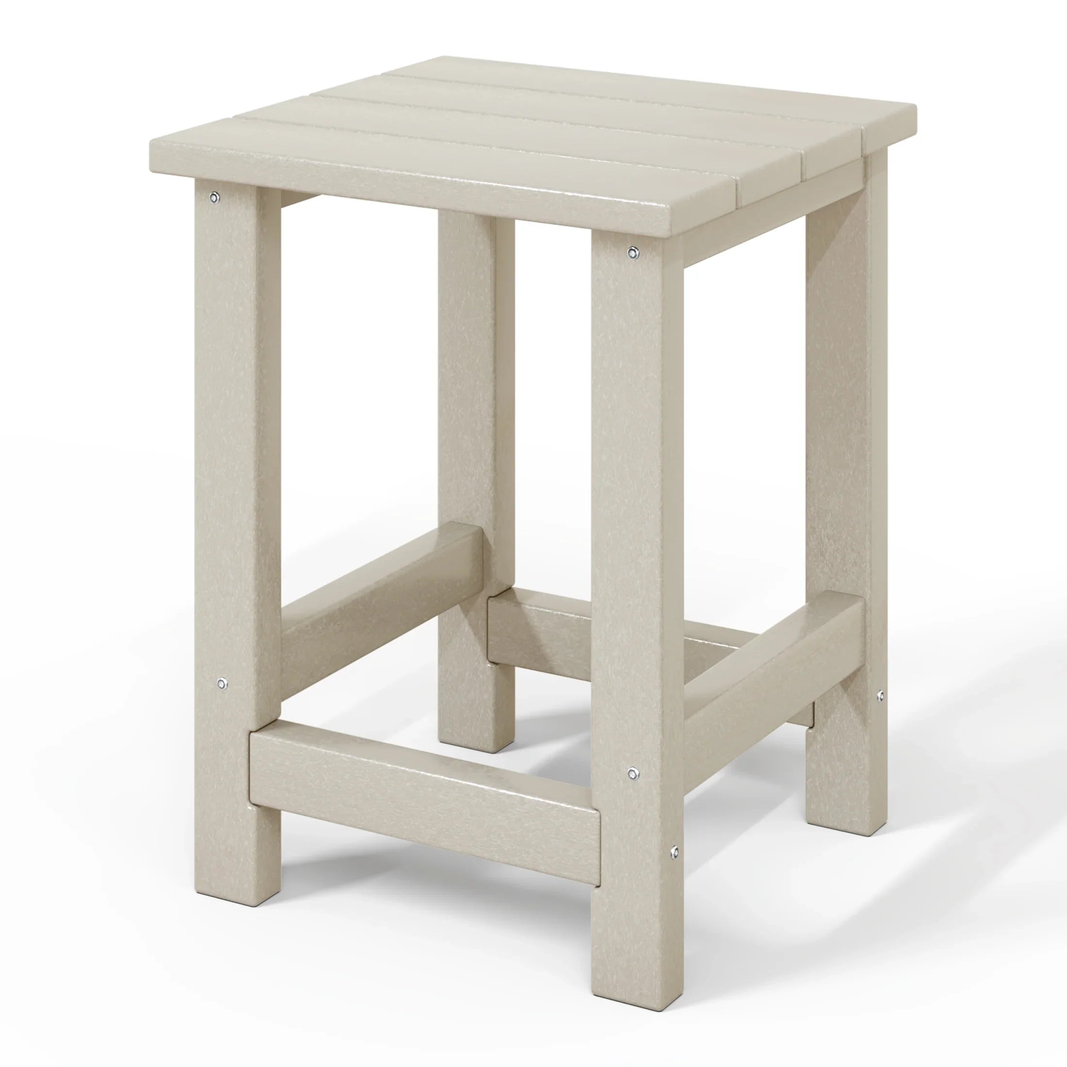 Paradise Kids Outdoor Patio Furniture HDPE Adirondack Square Side Table