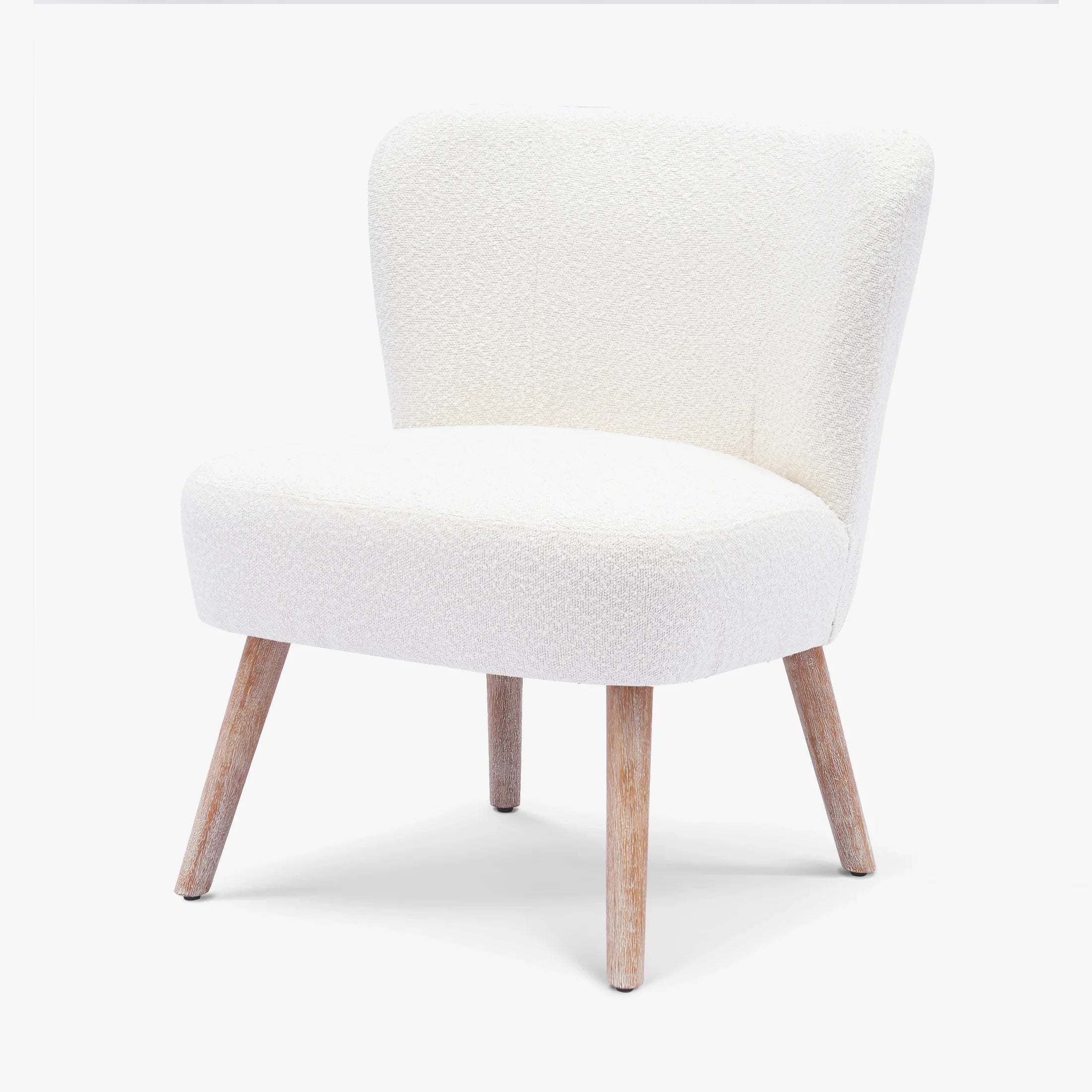 Amélie 25" Wide Upholstered Boucle Accent Chair