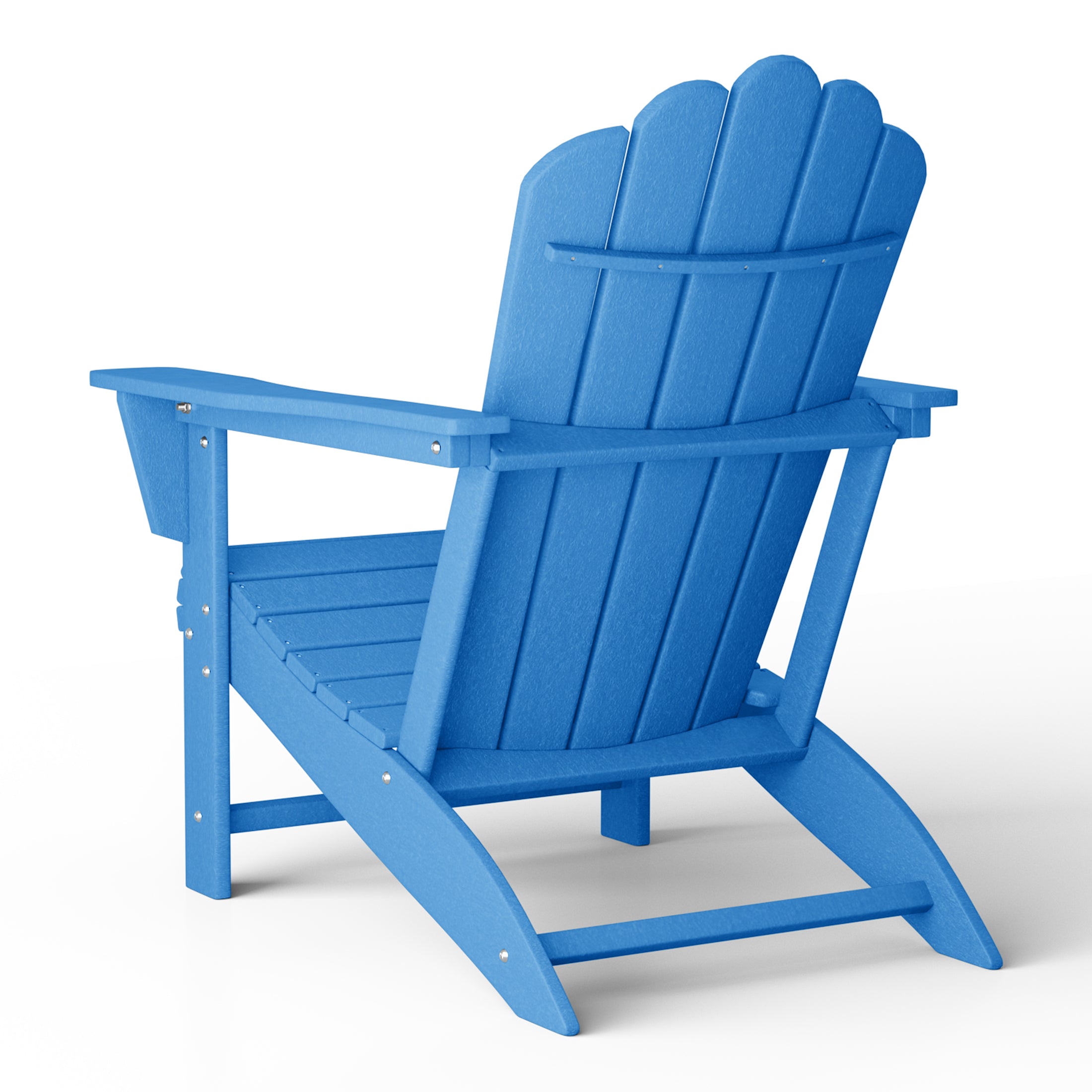 Lakeview Outdoor Patio HDPE Adirondack Chair With Cup Holder