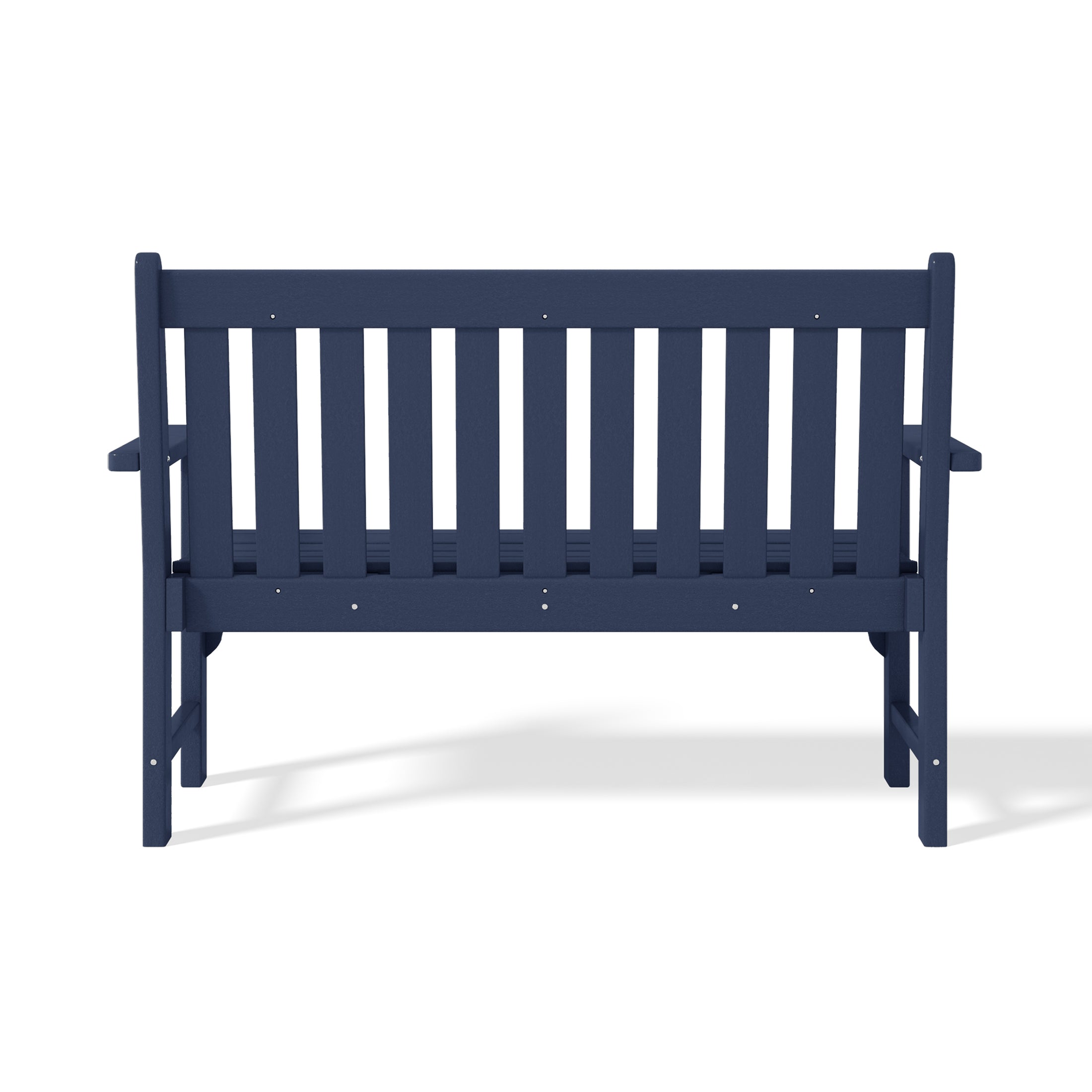 Paradise Outdoor 2-Person All-Weather HDPE Front Porch Garden Bench