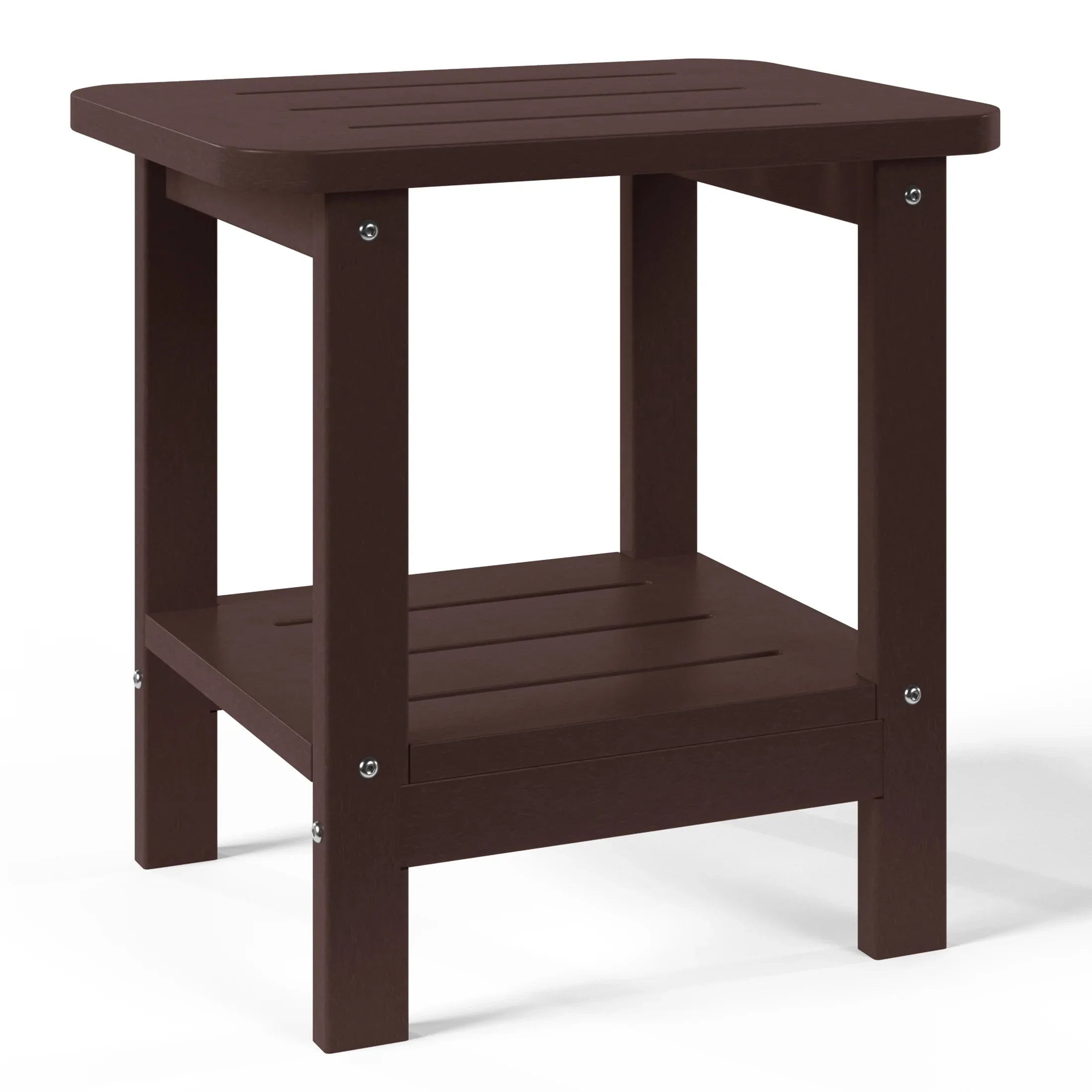 Lago 2-Piece Outdoor Patio Chaise Lounge Chair with Wheels & Cup Holder with Patio Side Table