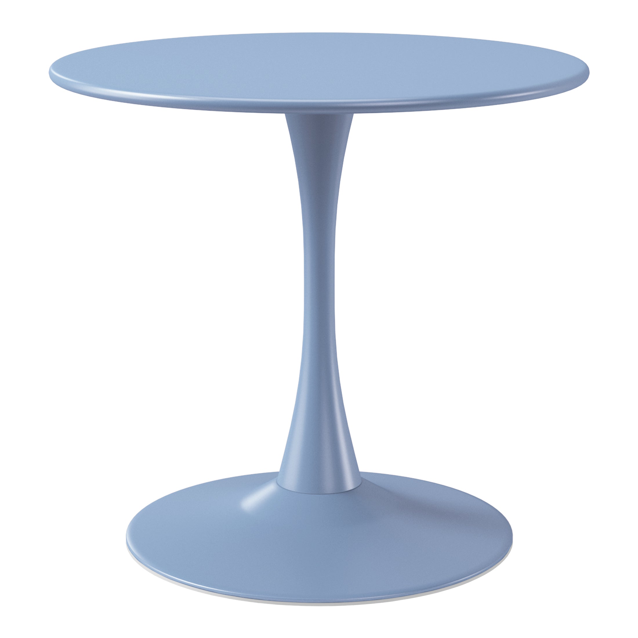 Sunshine 5-Piece Outdoor Indoor Round Metal Patio Dining Table Set With Stackable Patio Chairs