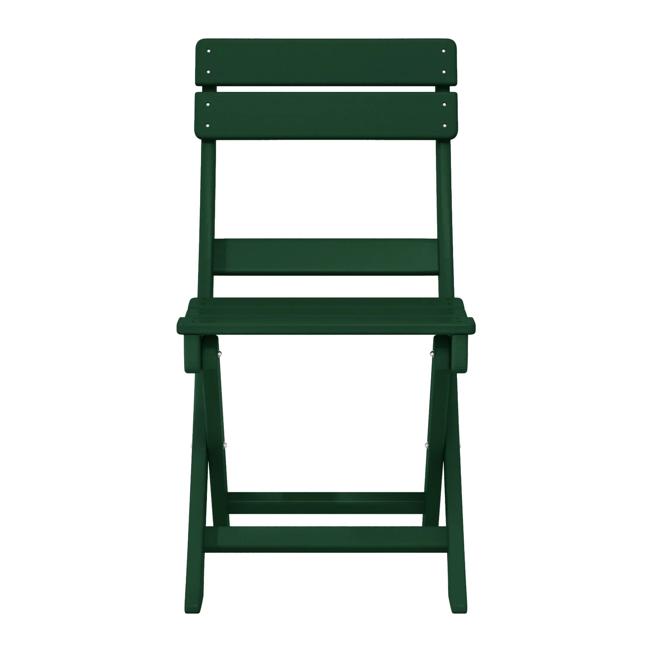 Paradise 3-Piece Outdoor HDPE Folding Patio Bistro Table and Chairs