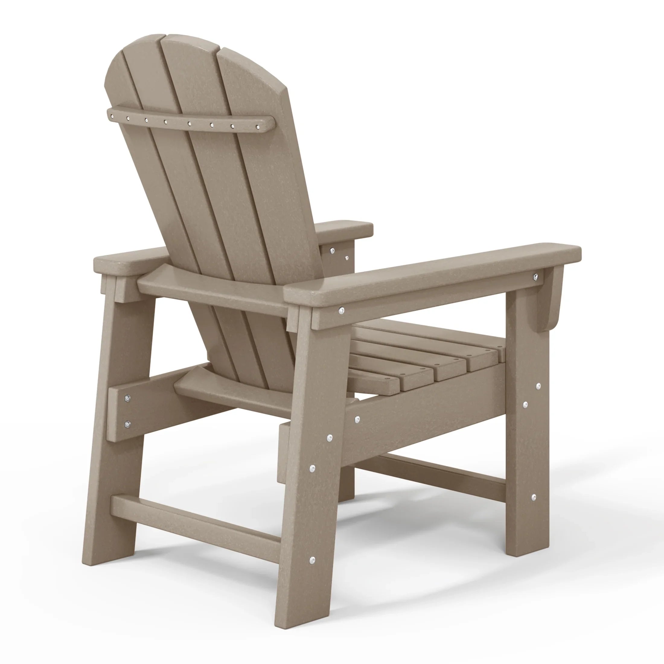 Paradise Kids Outdoor HDPE Adirondack Plastic Patio Chair