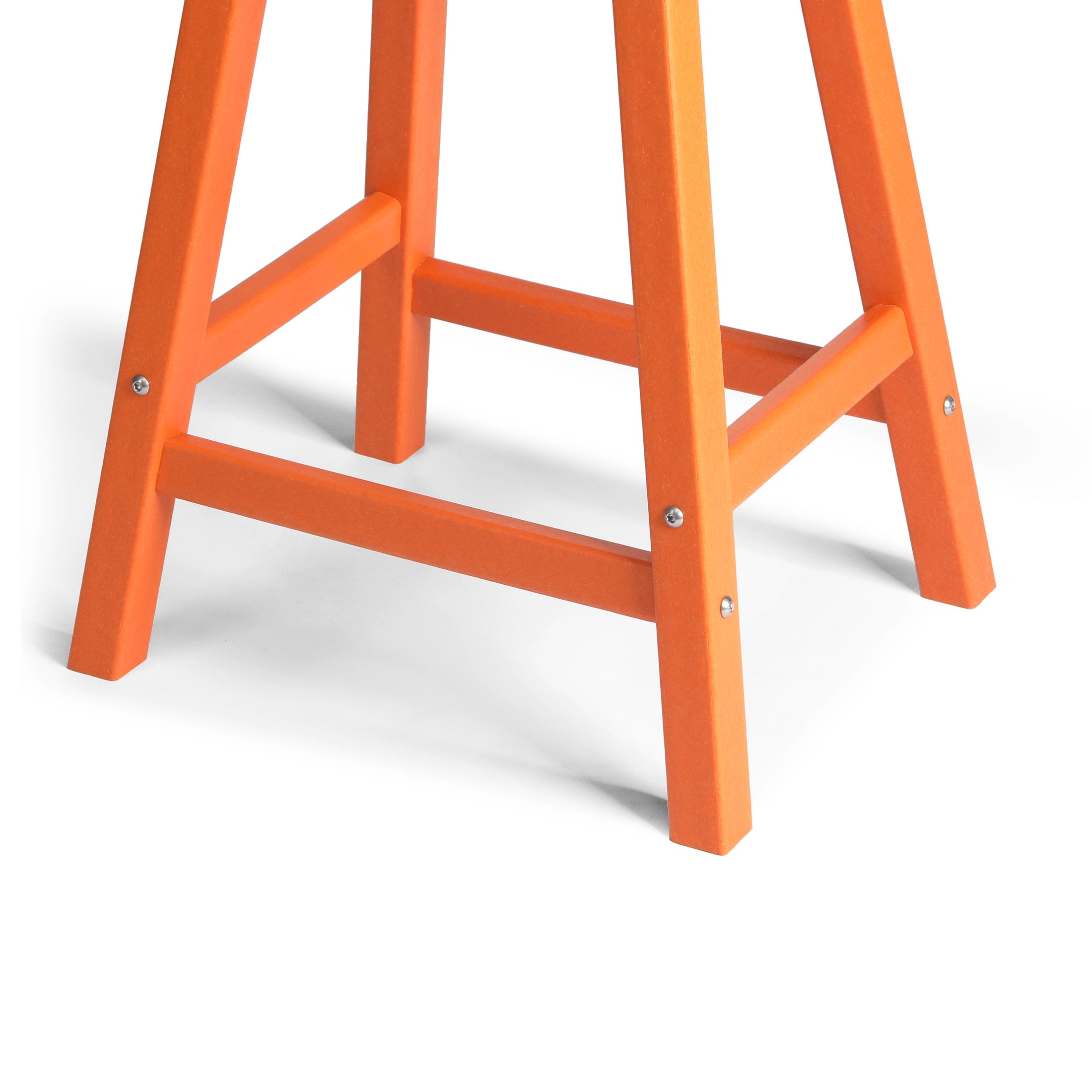 Paradise 24" HDPE Outdoor Patio Counter Height Bar Stools (Set of 2)