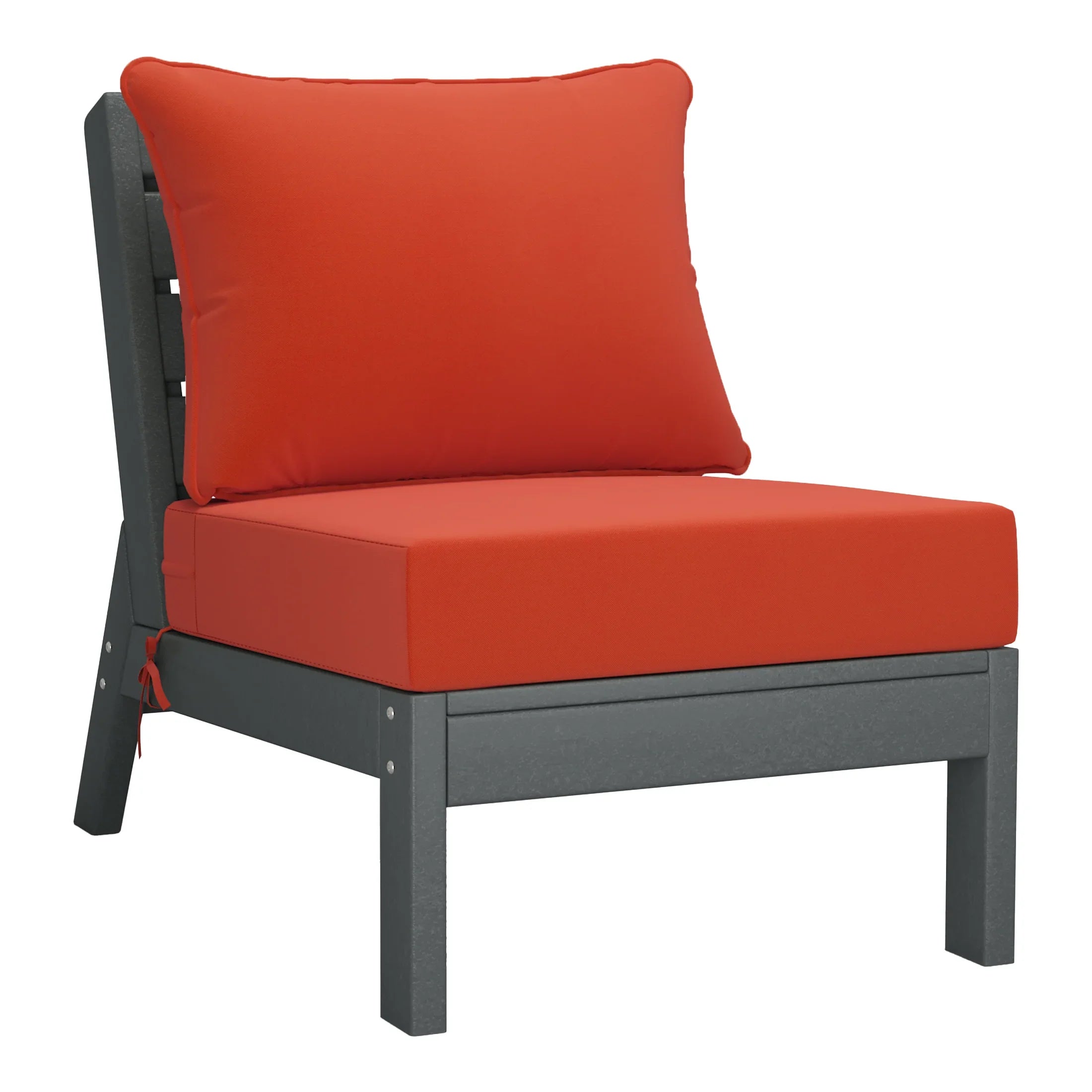 Portsmouth Outdoor Patio HDPE Sectional Sofa with Patio Cushions
