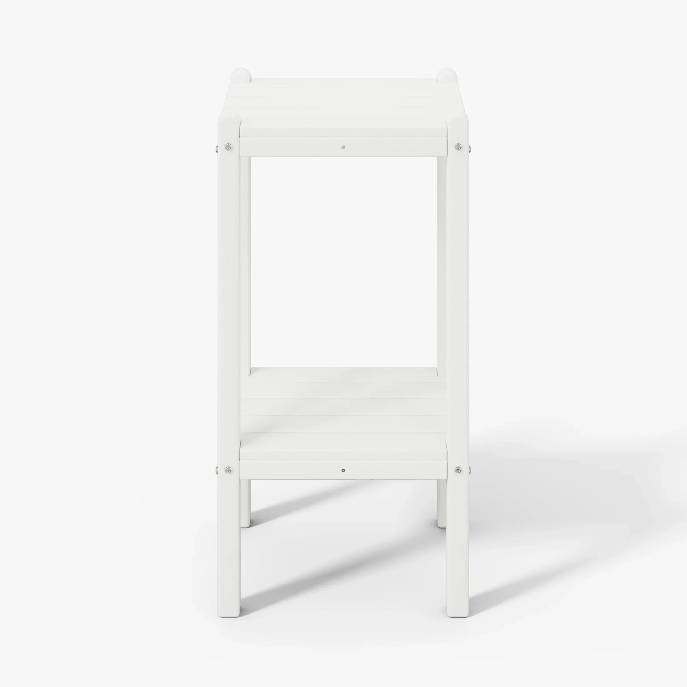 Paradise 36" Outdoor Adirondack HDPE 2-Tier Patio Side Table