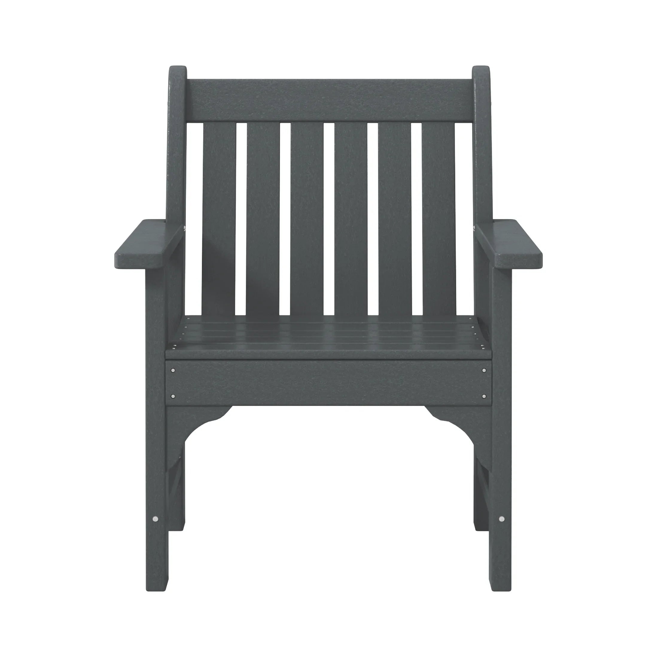 Paradise Outdoor Patio HDPE Adirondack Dining Arm Chair