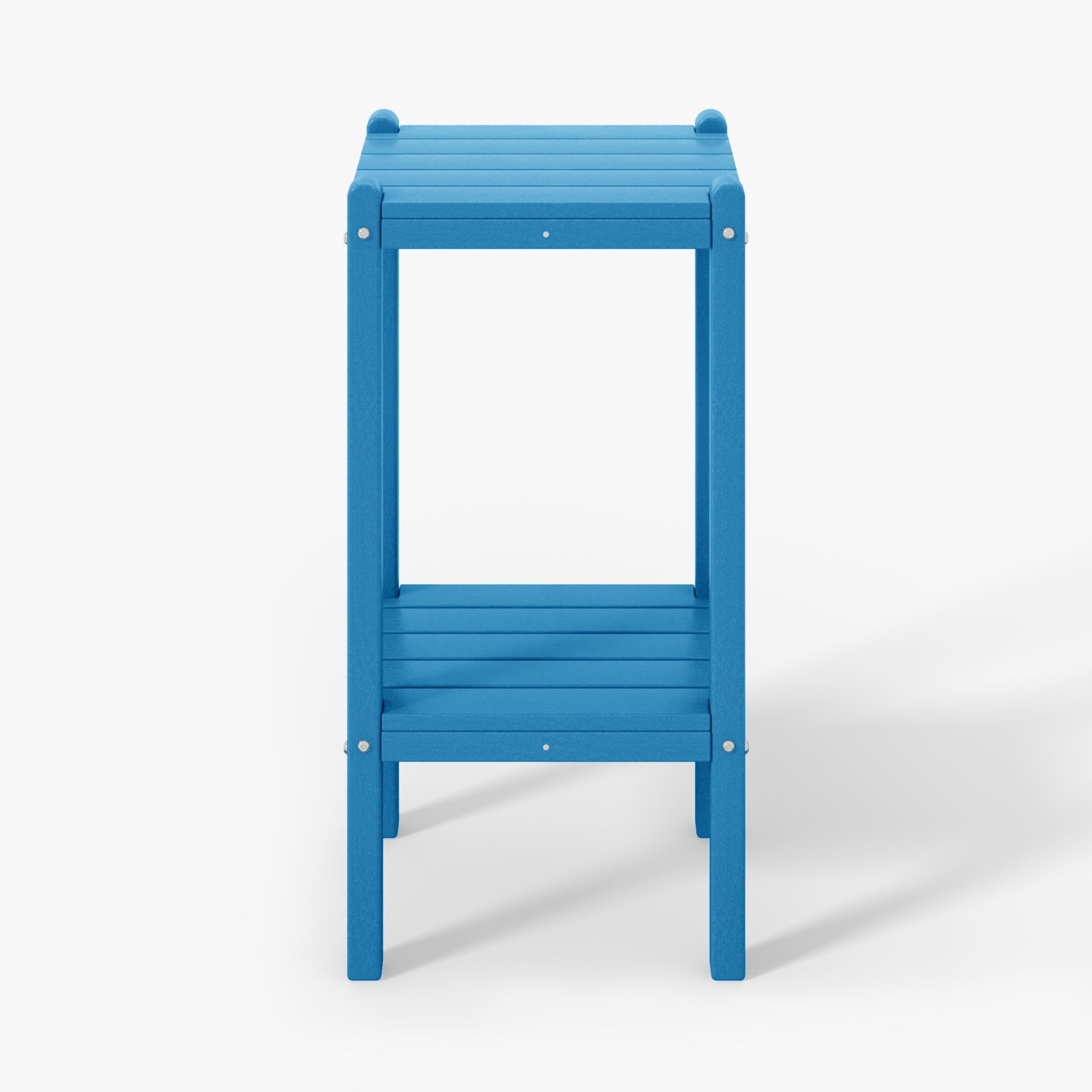 Paradise 36" Outdoor Adirondack HDPE 2-Tier Patio Side Table