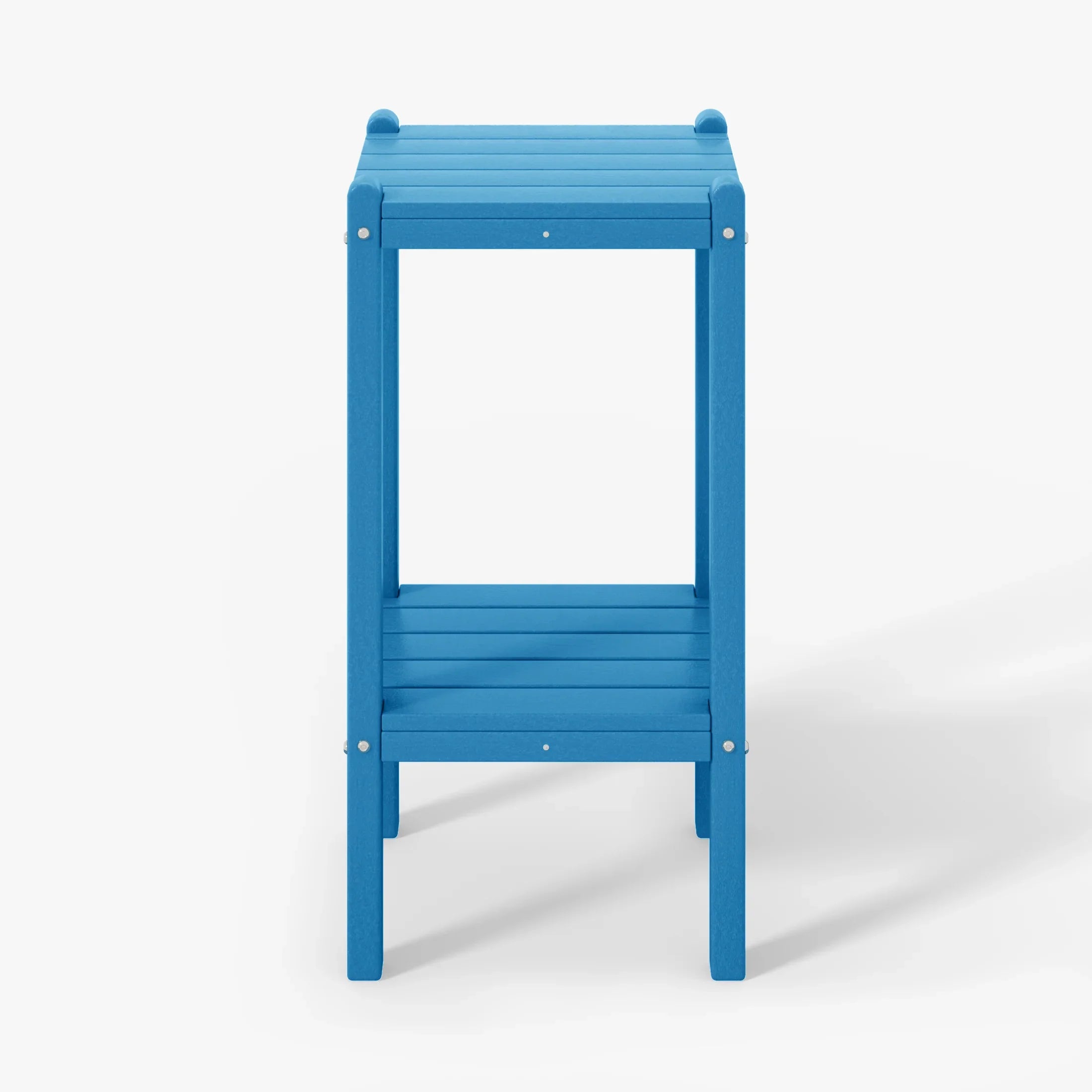 Paradise 36" Outdoor Adirondack HDPE 2-Tier Patio Side Table