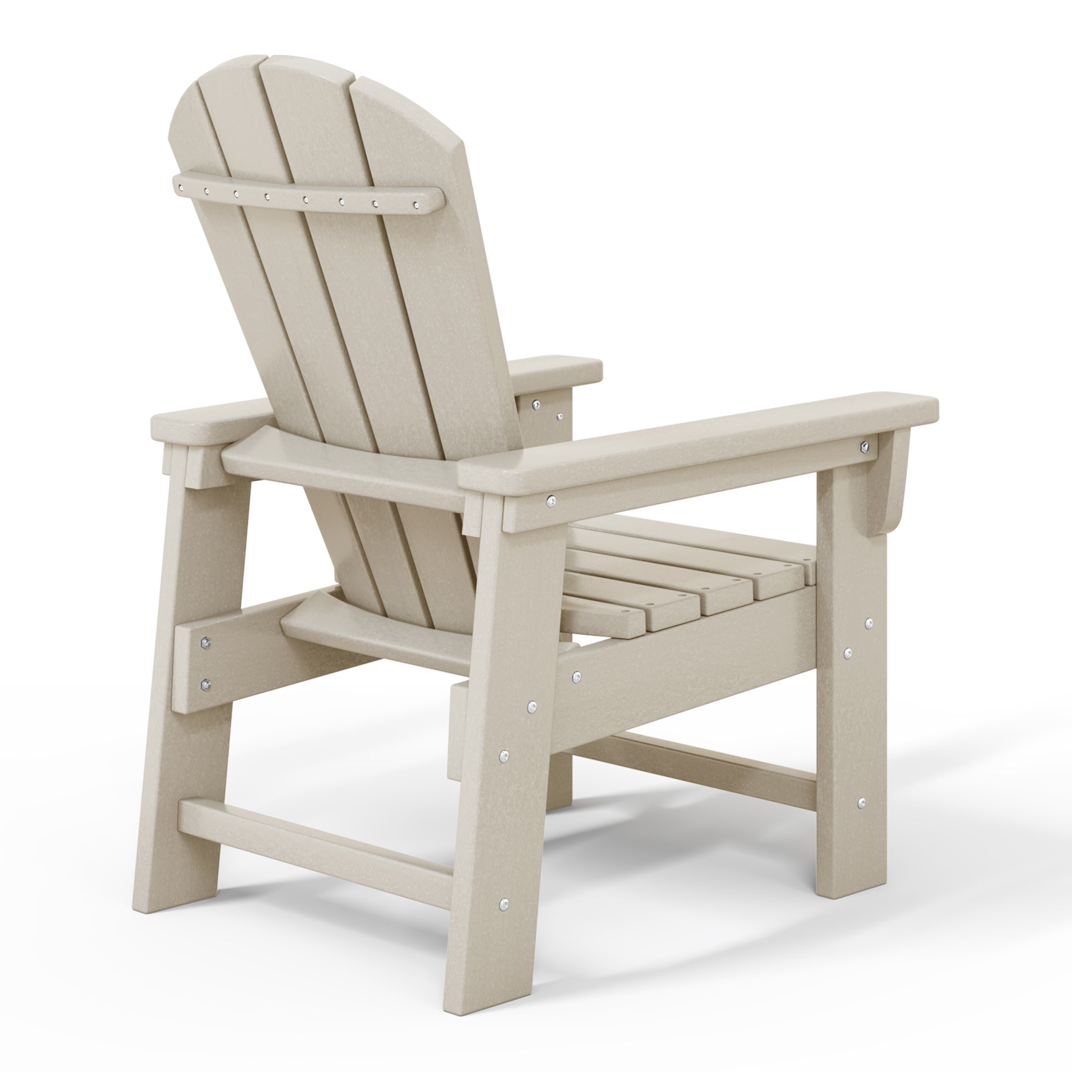 Paradise Kids Outdoor Adirondack Plastic Patio Chair (Set of 2)