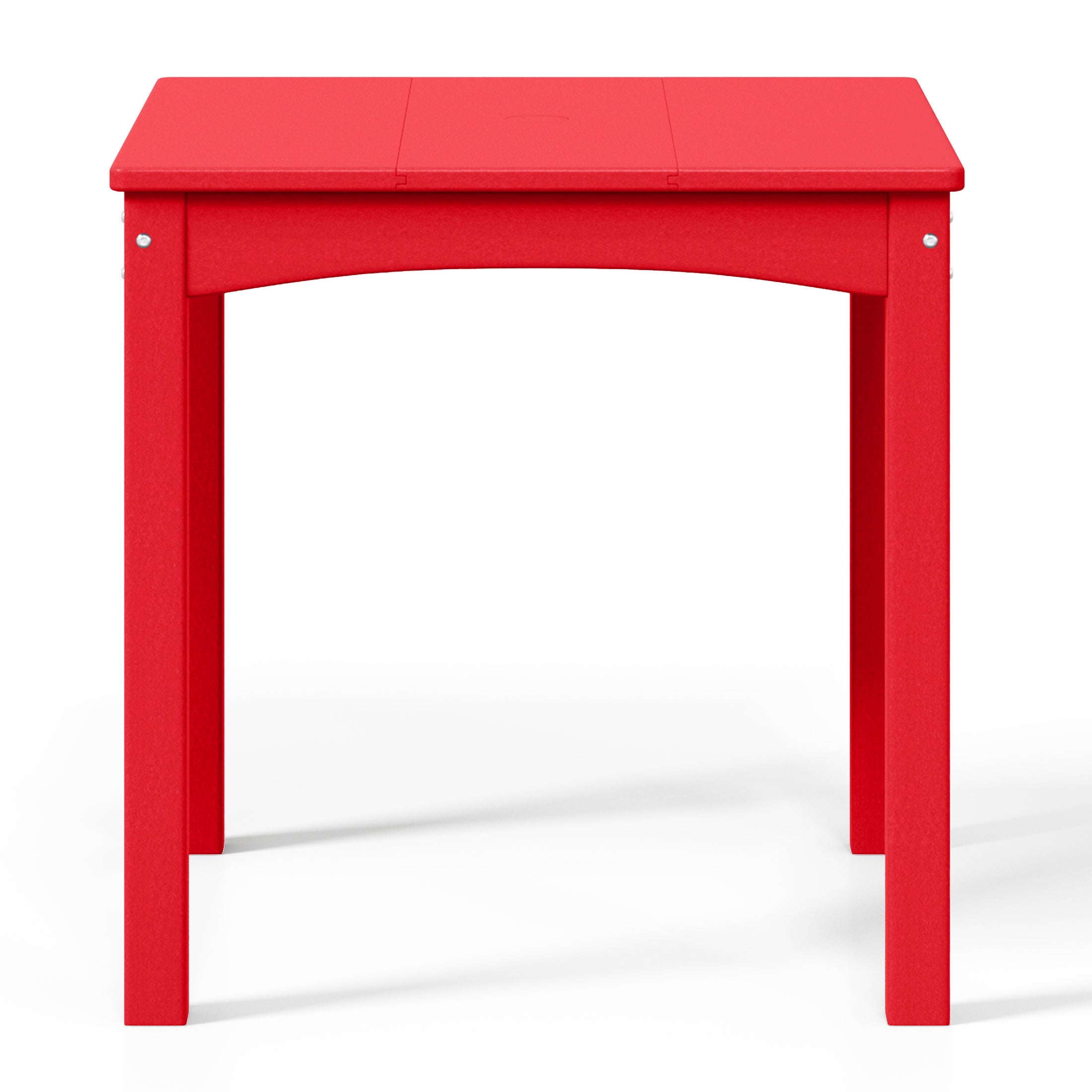 Playhouse Kids 24" Wide HDPE Plastic Childrens Square Dinner Table