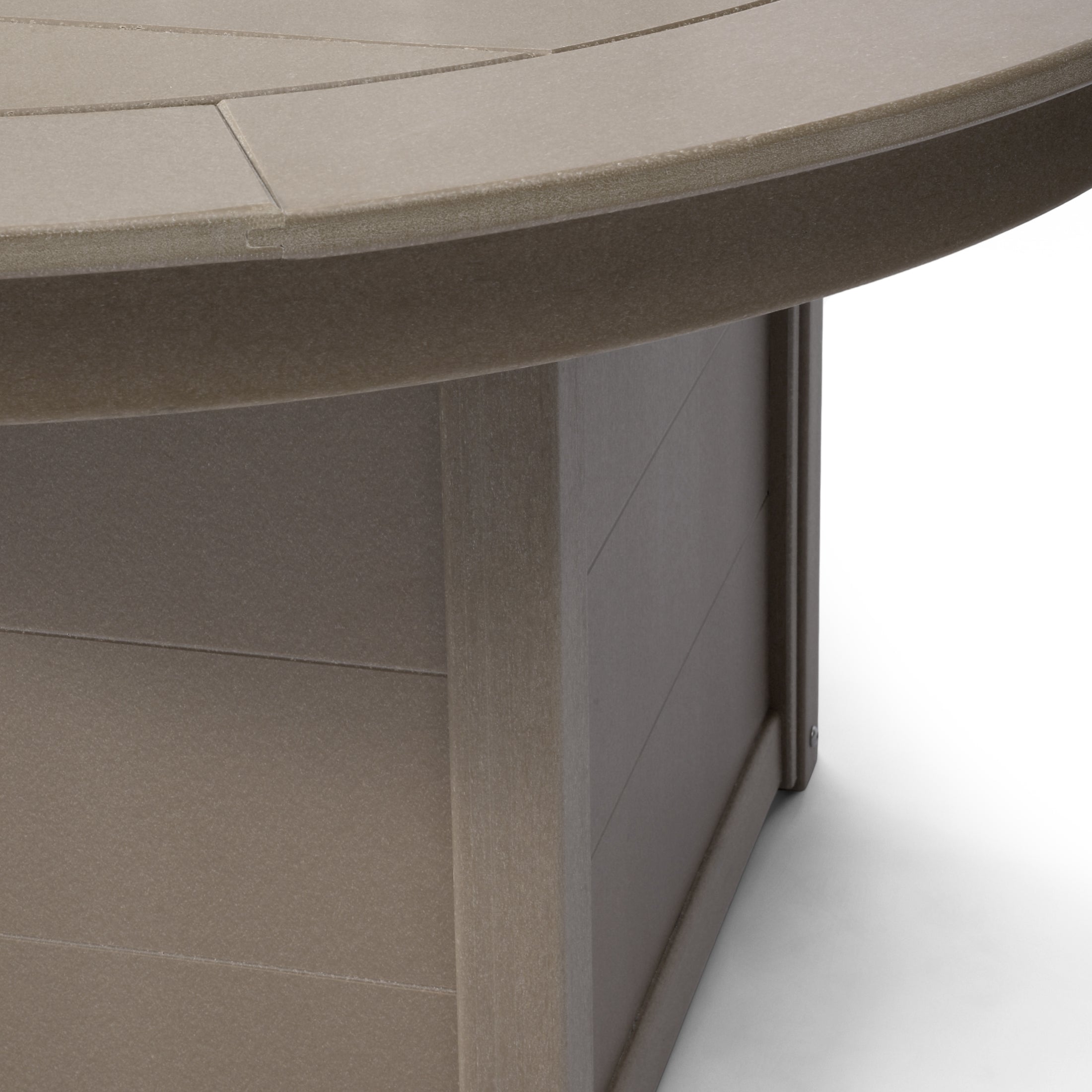 Sol 47" Modern Outdoor 55,000 BTU Patio Propane Round Fire Pit Table