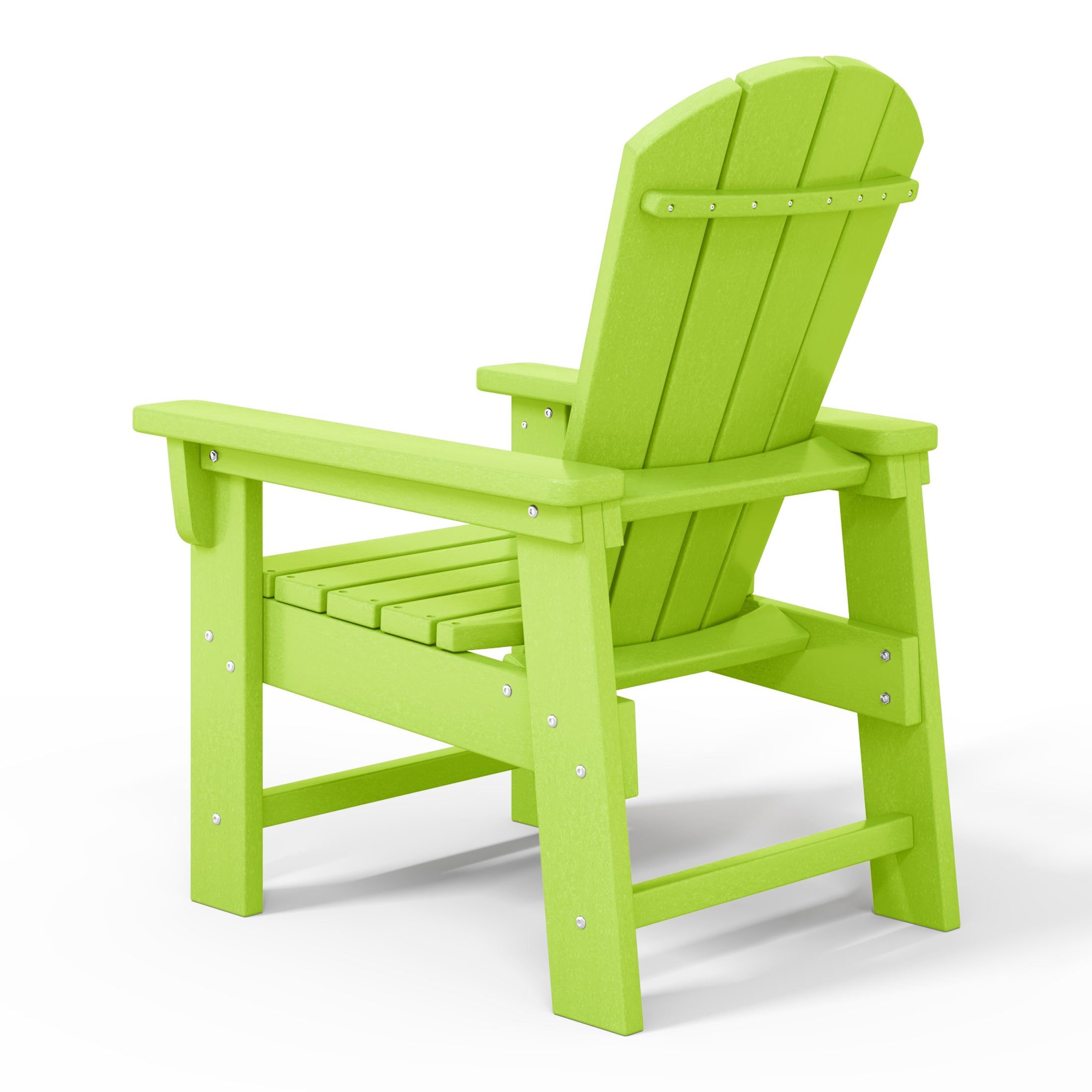 Paradise Kids Outdoor Adirondack Plastic Patio Chair (Set of 2)