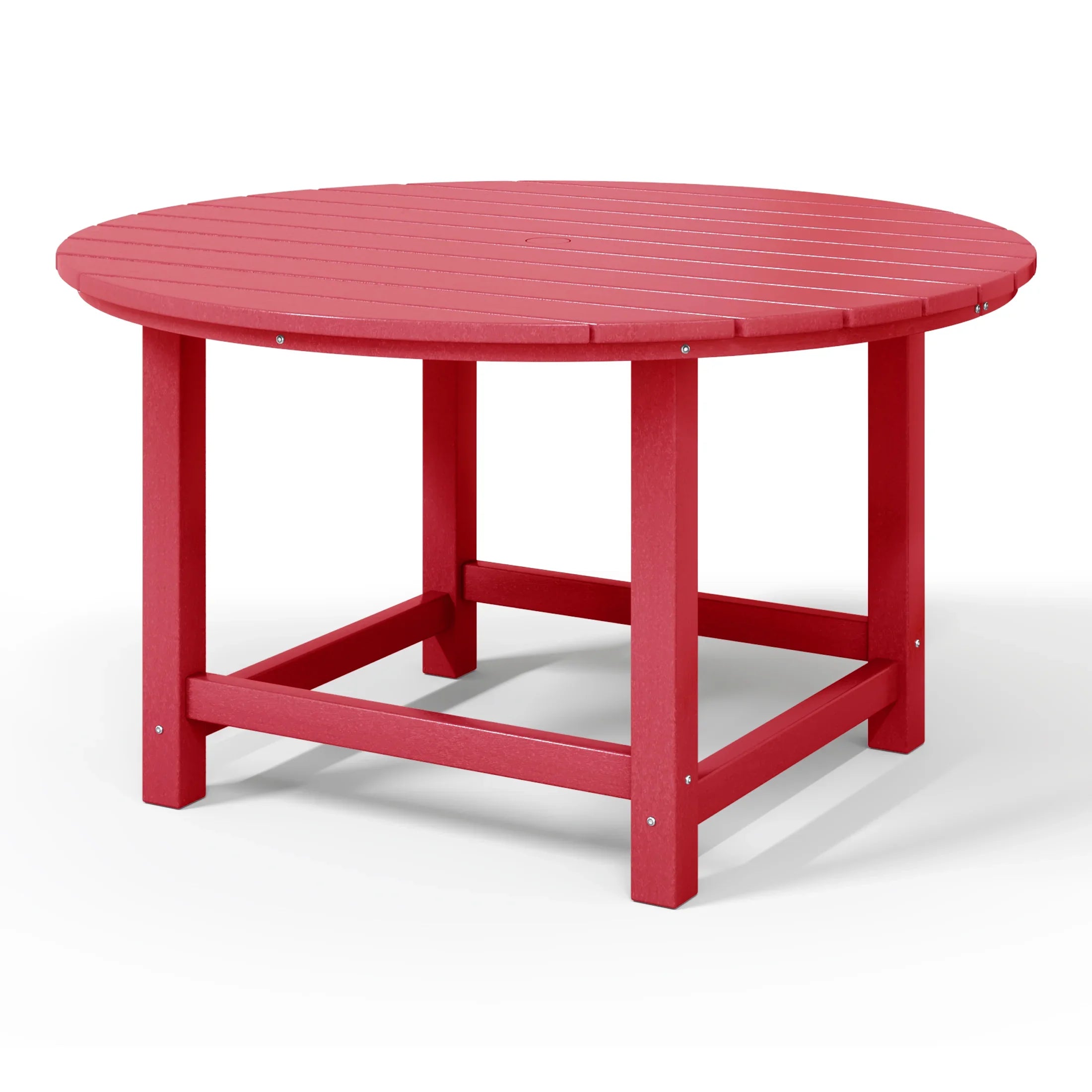 Paradise Kids Outdoor Patio Furniture HDPE 38" Wide Round Dining Table