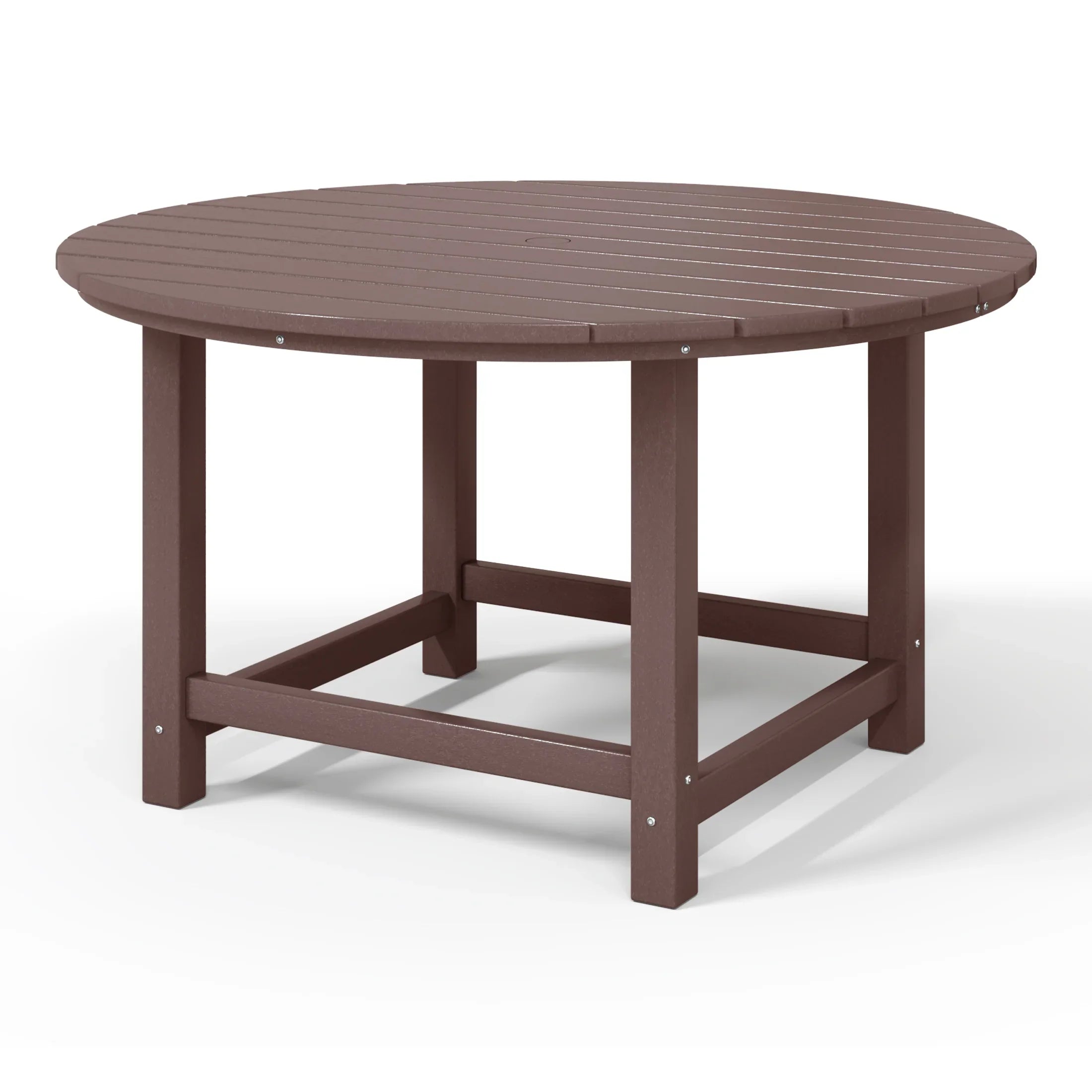 Paradise Kids Outdoor Patio Furniture HDPE 38" Wide Round Dining Table