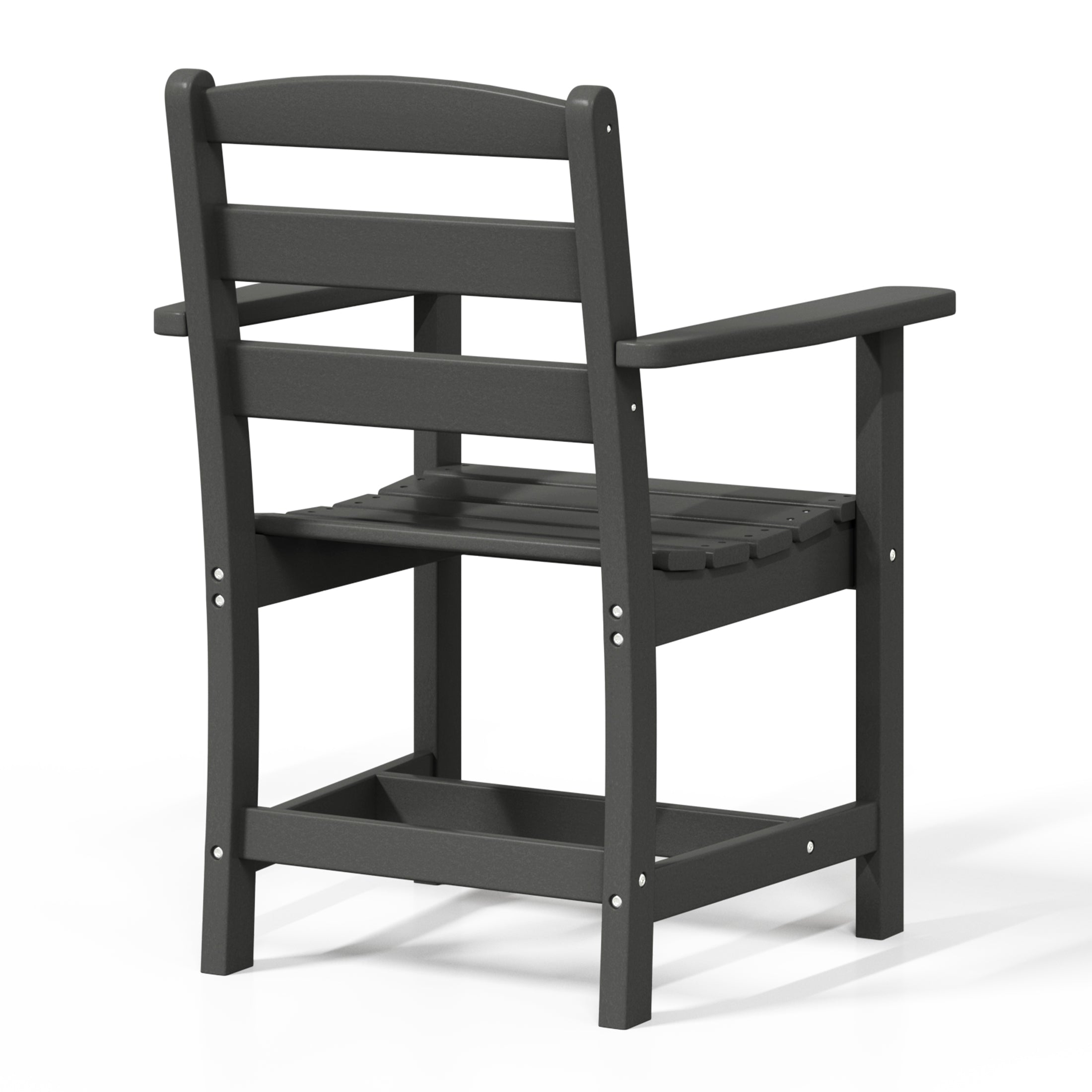 Palms Outdoor HDPE Patio Classic Dining Arm Chair