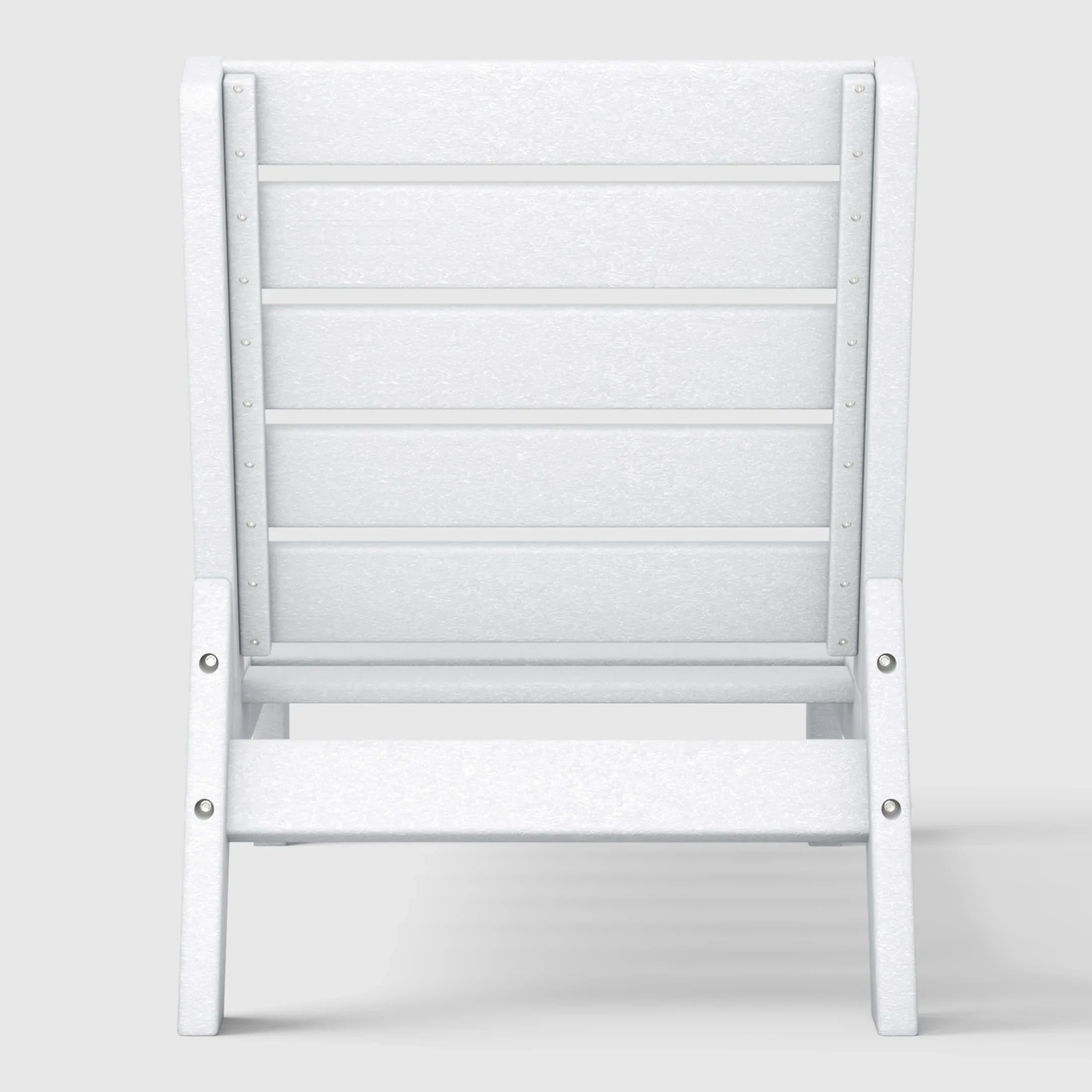 Portsmouth Outdoor HDPE Deep Seating Modular Armless Patio Chair