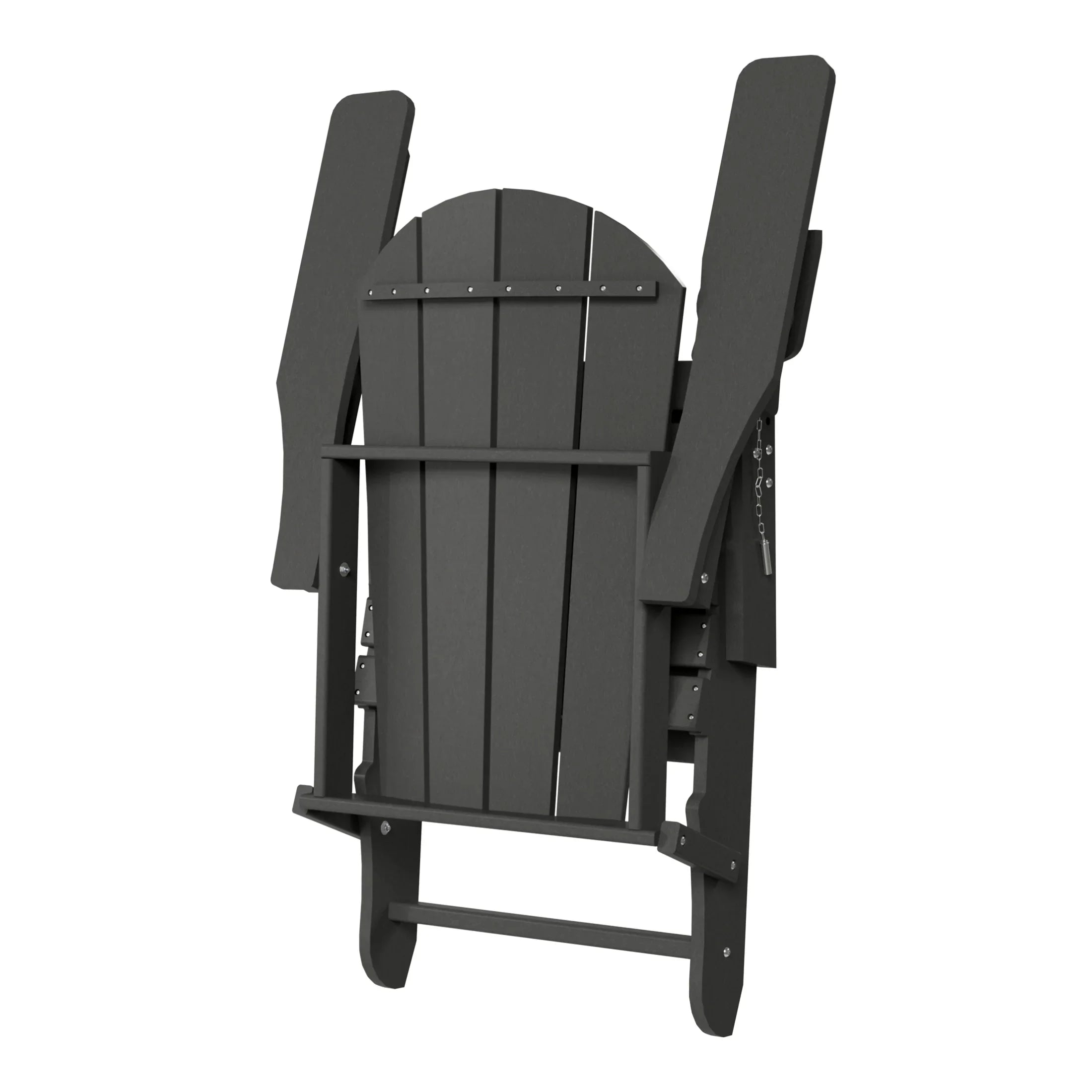 Paradise Folding Adjustable Adirondack Chair with Retractable Ottoman and Cup Holder (Set of 2)