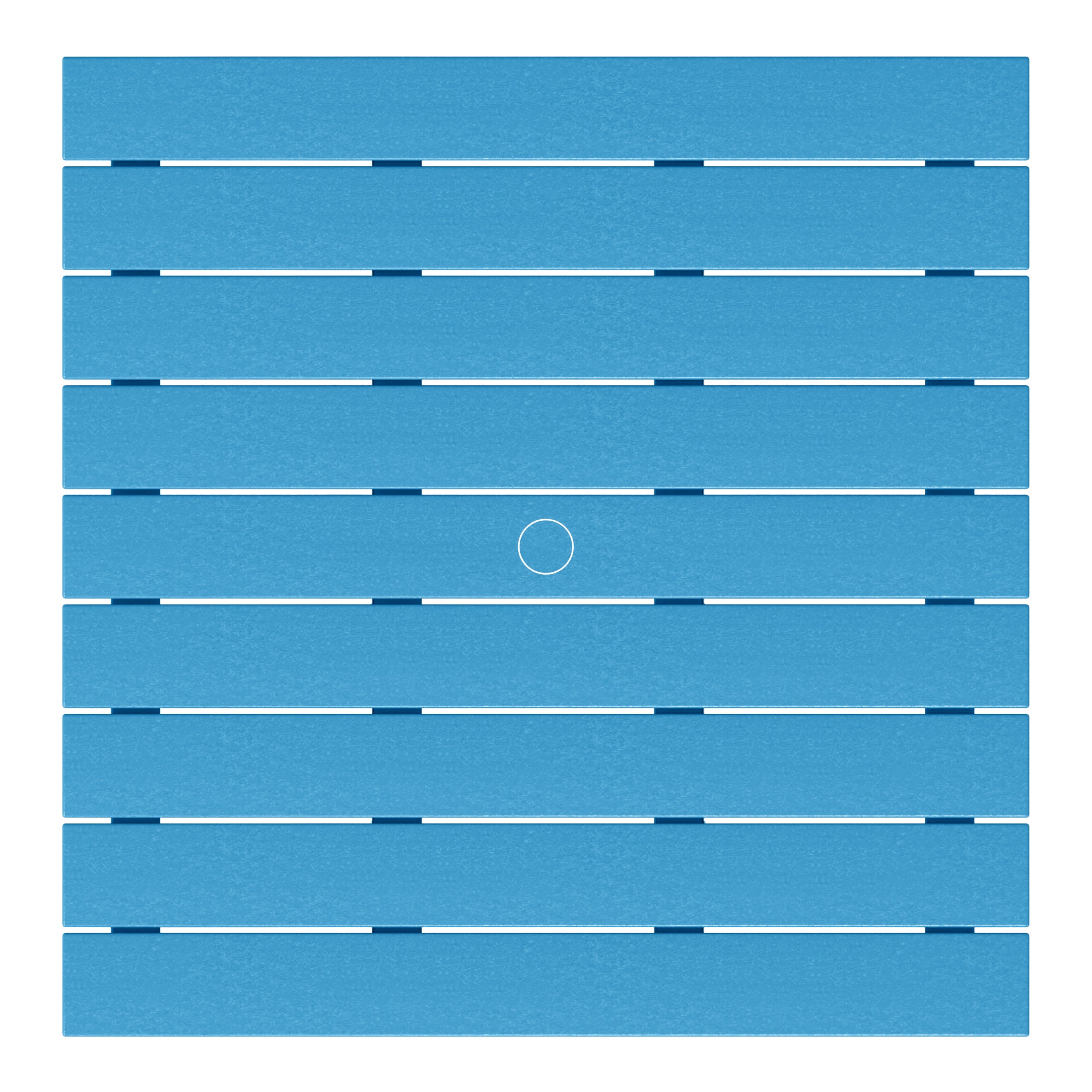 Paradise Kids 5-Piece HDPE Outdoor Square Patio Dining Table and Chairs Set