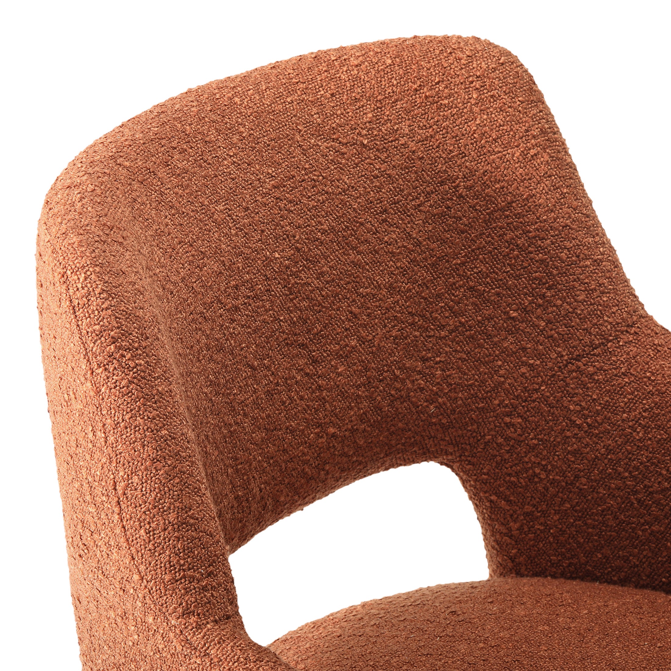 Amélie Mid-Century Modern Swivel Office Vanity Chair with Wheels