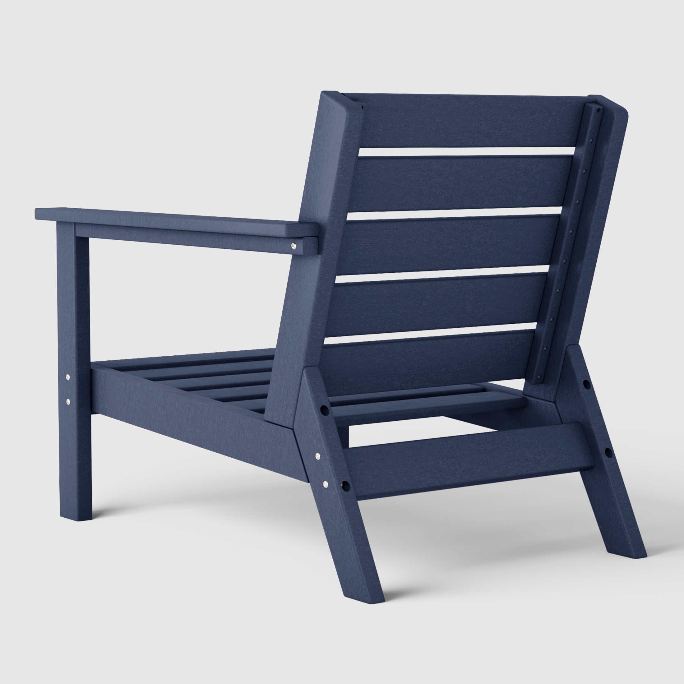 Portsmouth Outdoor Patio HDPE Right Arm Facing Deep Seating Corner Chair