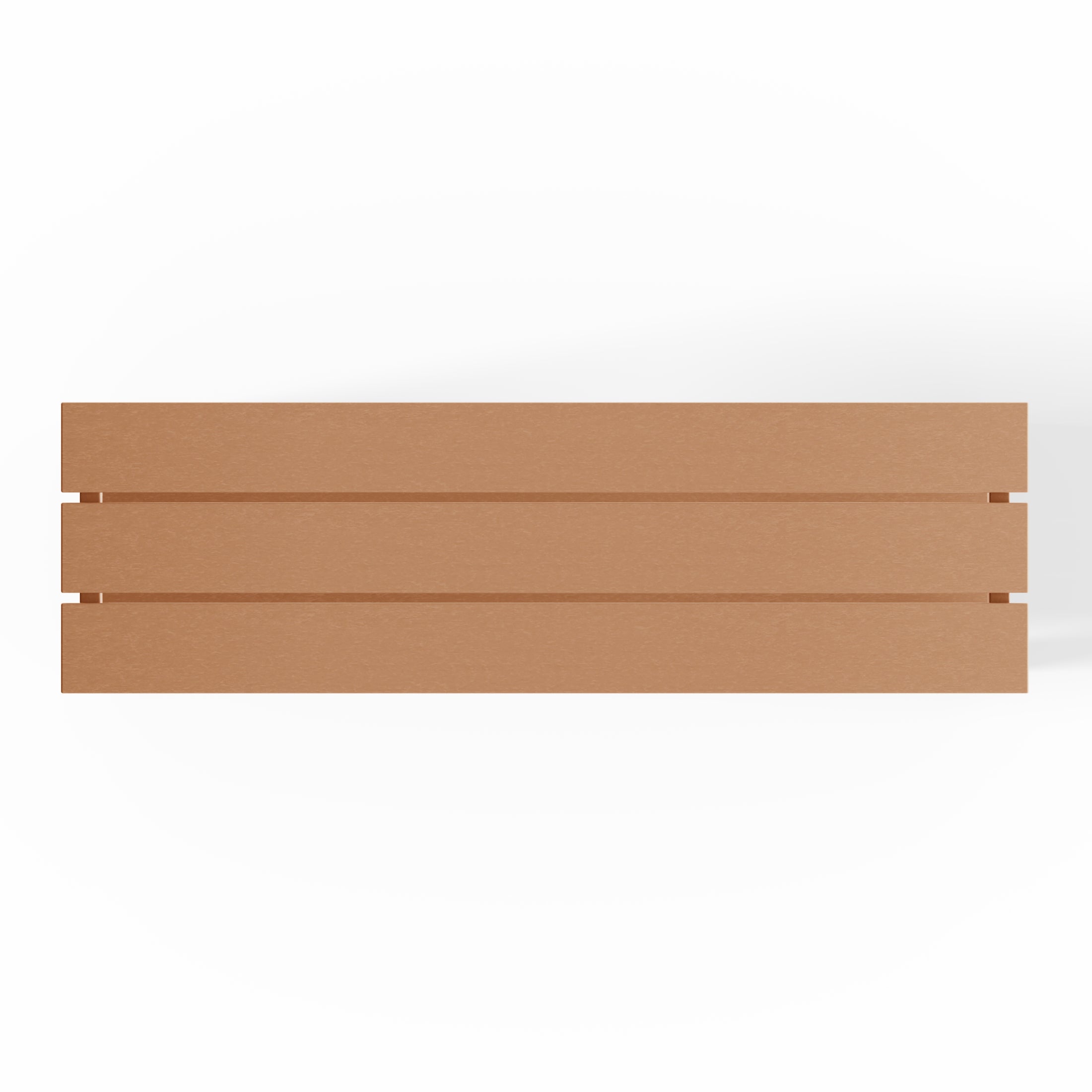 Paradise 55" Outdoor Patio HDPE Adirondack 2-Tier Shelf Console Table