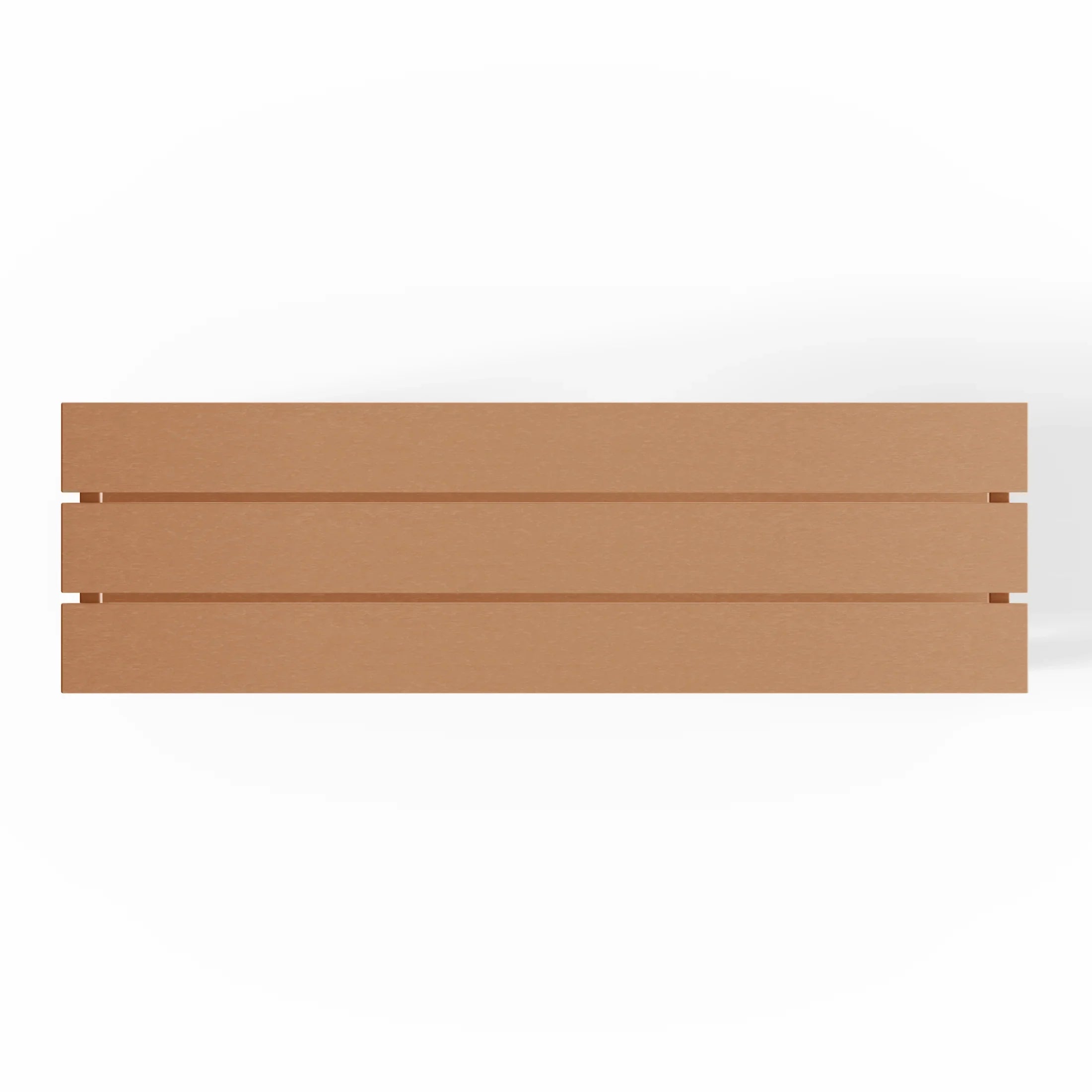 Paradise 55" Outdoor Patio HDPE Adirondack 2-Tier Shelf Console Table