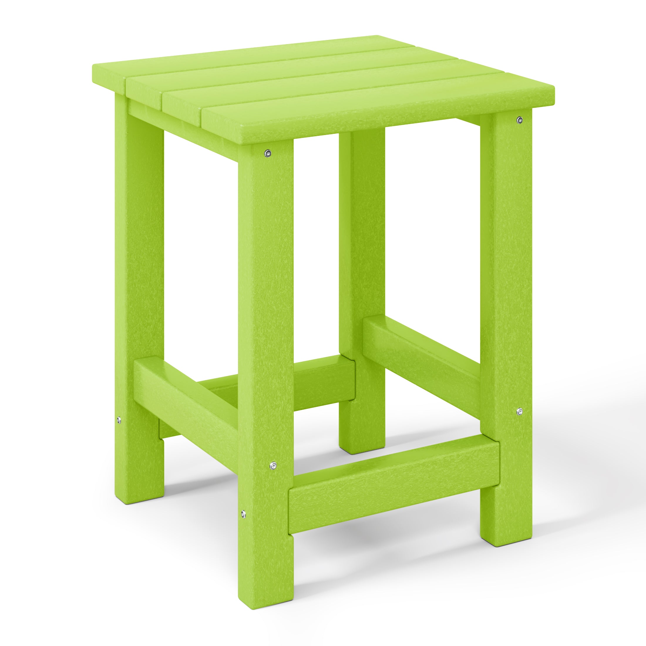 Paradise Kids Outdoor Patio Furniture HDPE Adirondack Square Side Table
