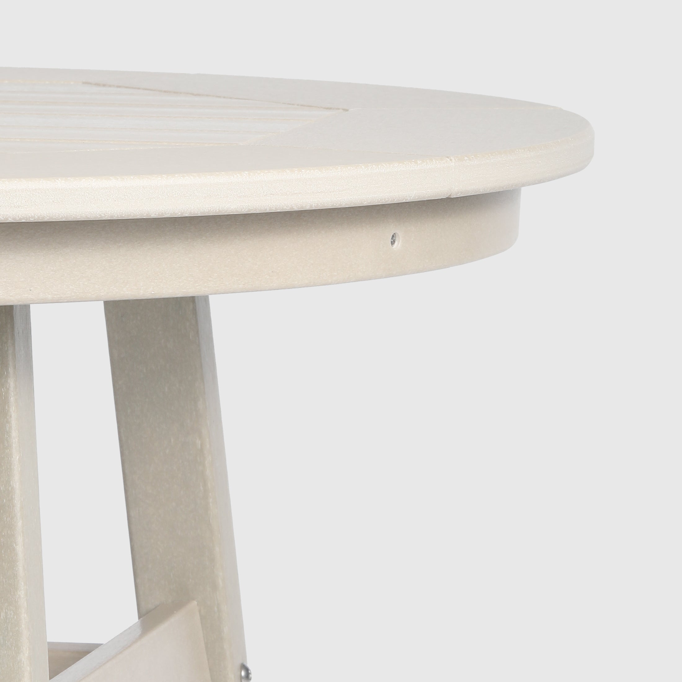 Paradise Outdoor 35" HDPE Round Patio Bar Height Table