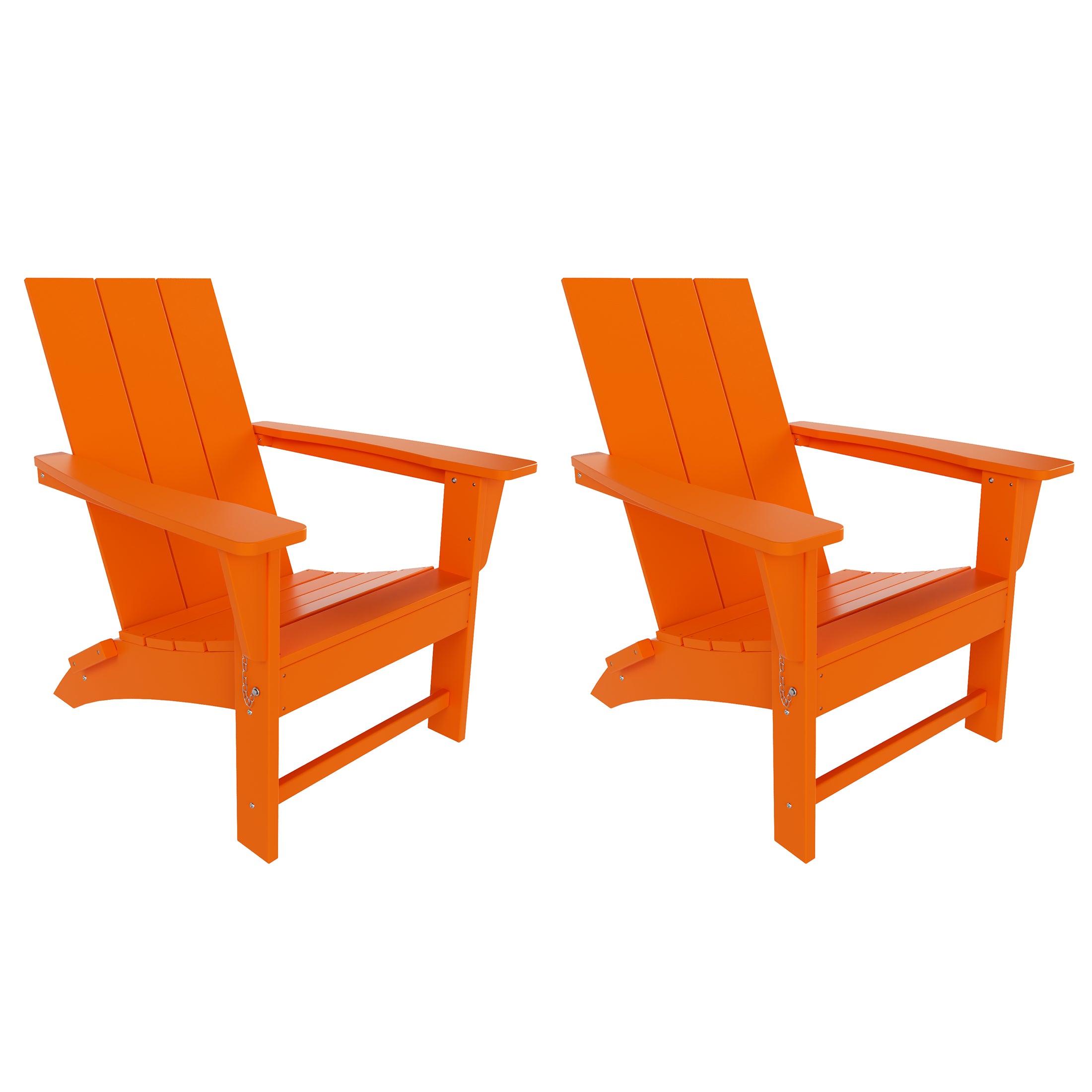 Palms Modern Outdoor Folding Adirondack Chair (Set of 2)