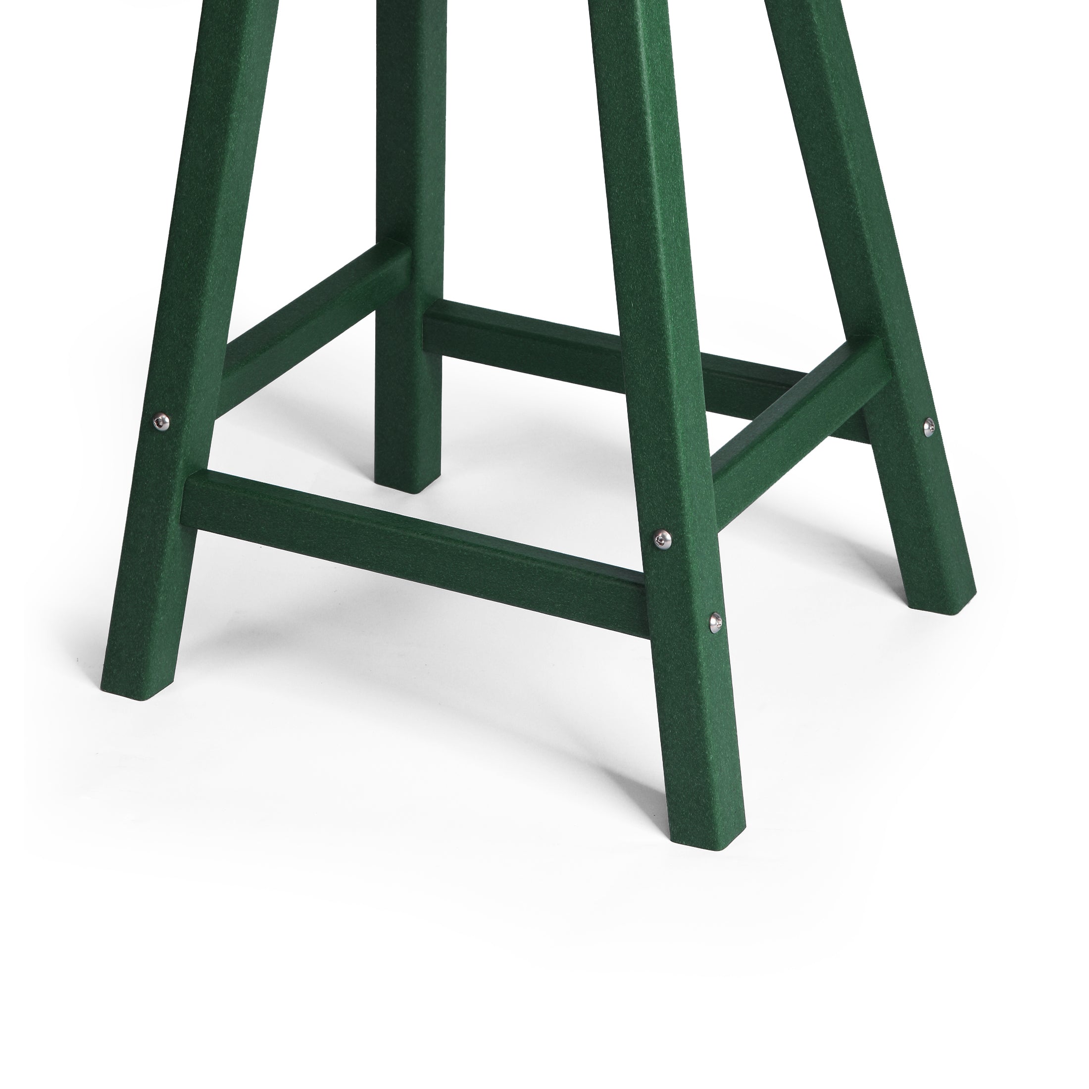 Paradise 24" HDPE Outdoor Patio Counter Height Bar Stools (Set of 2)