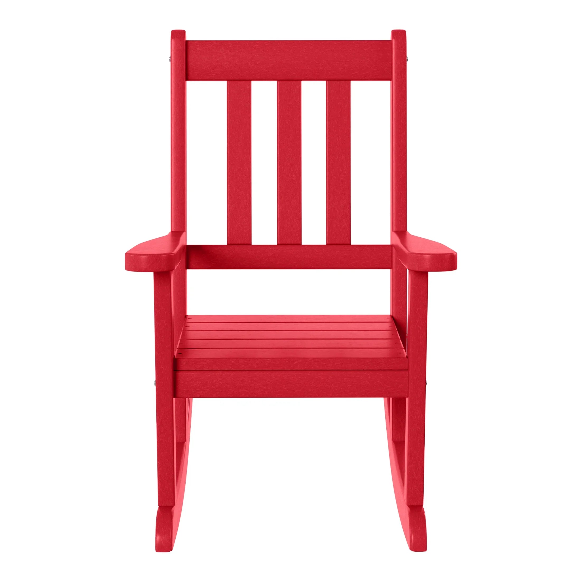 Paradise Outdoor HDPE Plastic Preschool Toddler Rocking Chairs (Set of 2)