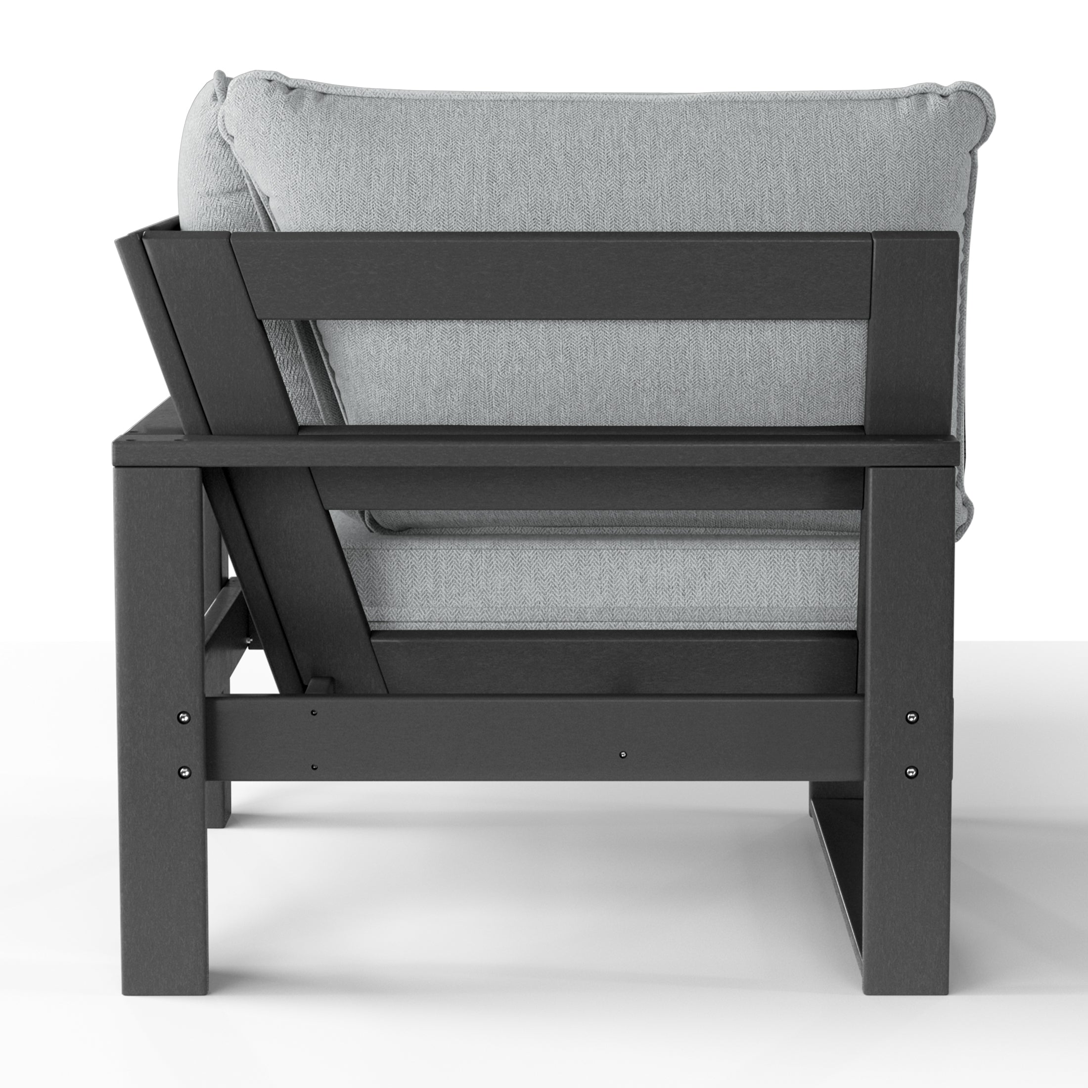 Rockaway Outdoor HDPE Sectional Corner Sofa Seat with Water-Proof Cushions